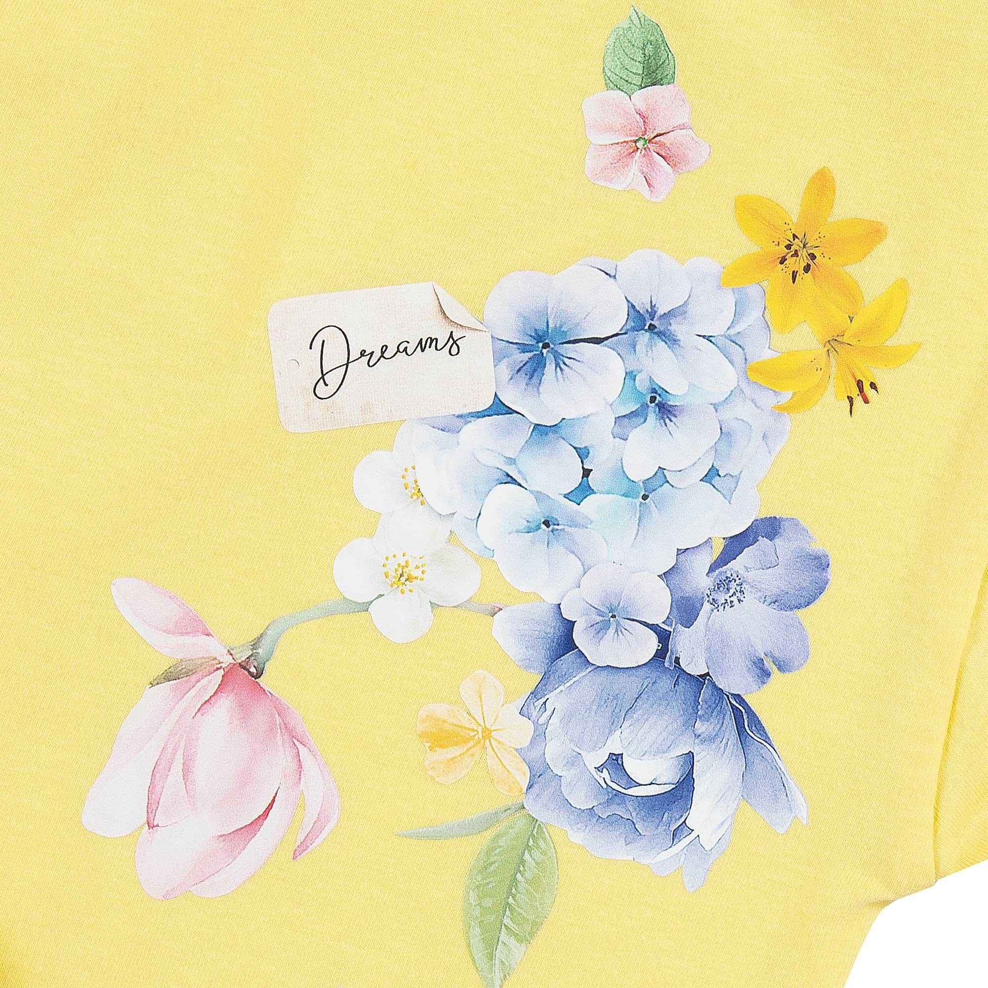 Citron Yell 702 - LAPIN HOUSE - Kids' Floral Print Clothing Set - 7