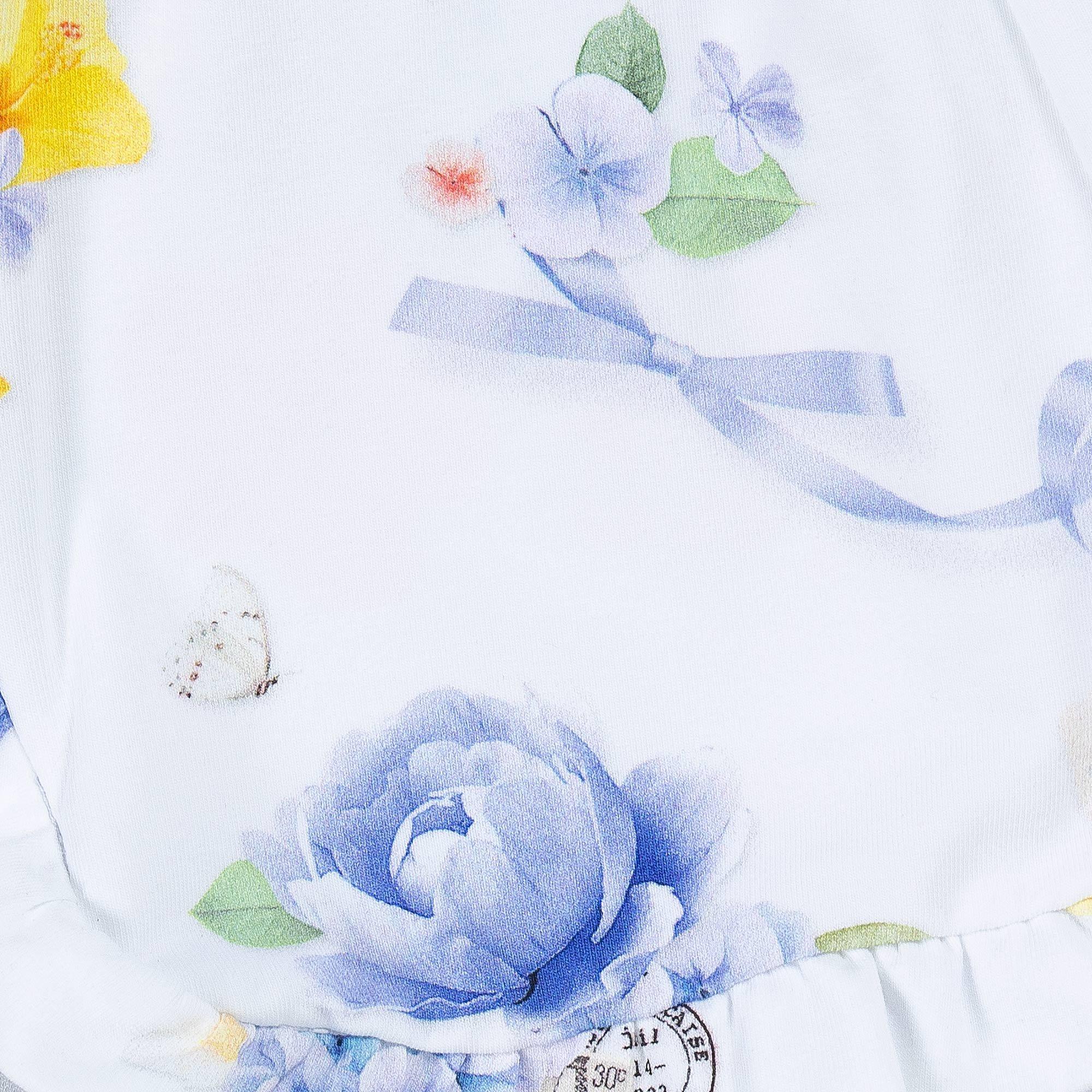 Citron Yell 702 - LAPIN HOUSE - Kids' Floral Print Clothing Set - 8