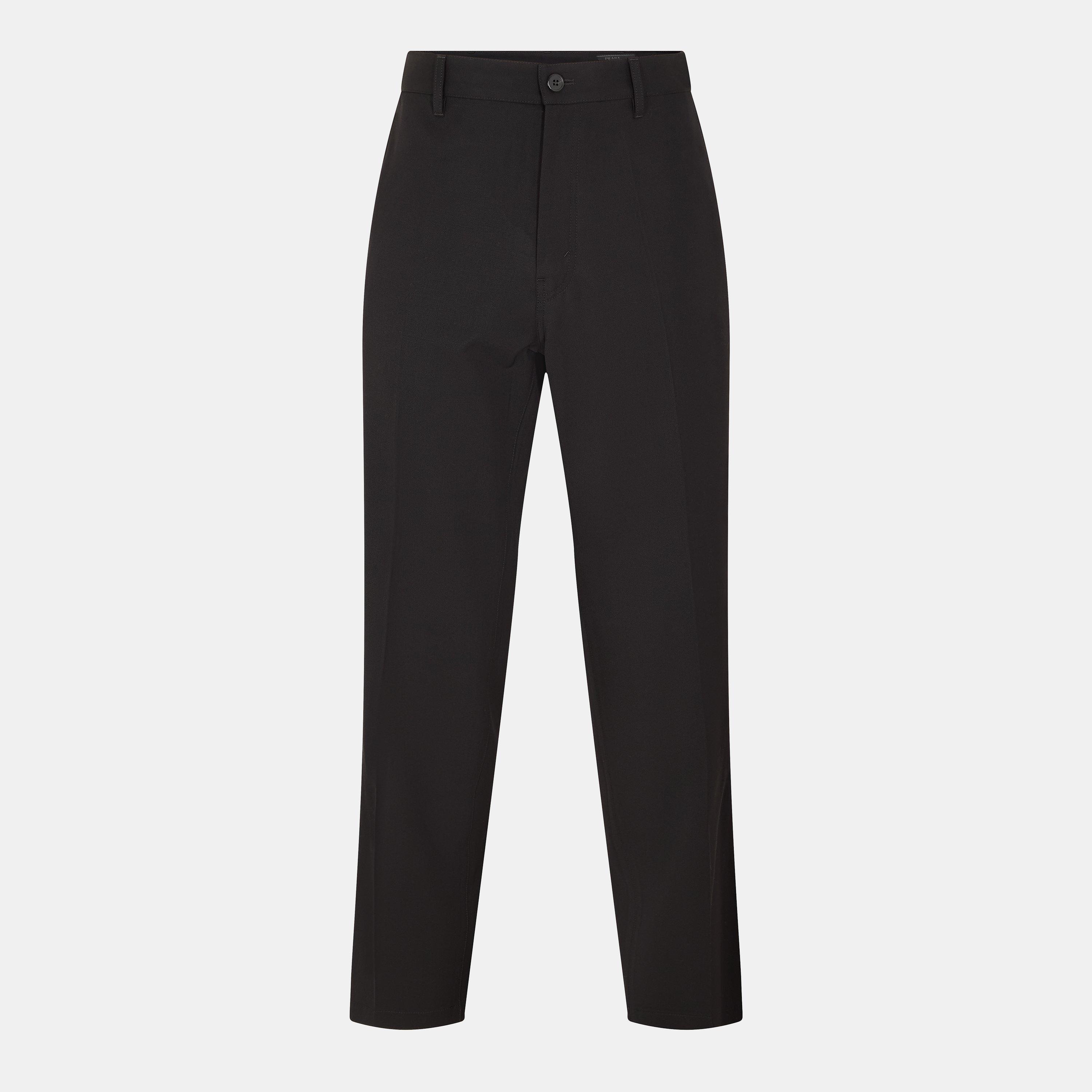 Nero - Prada - Men's Slim Fit Trousers - 1