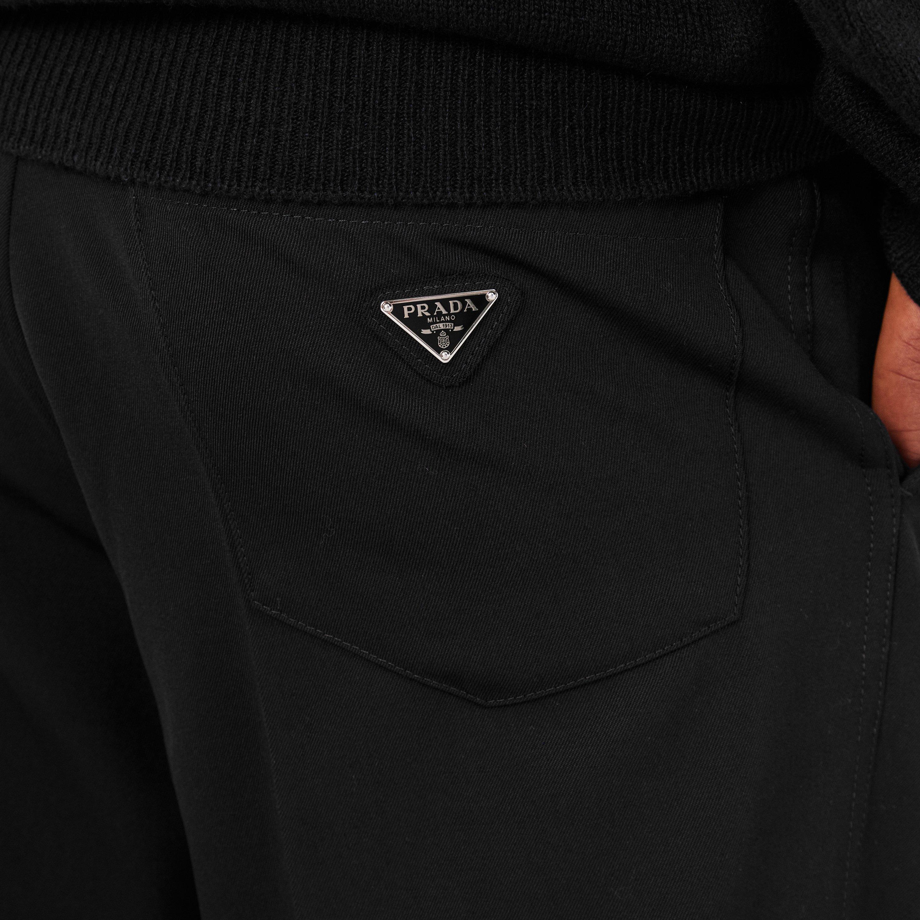 Nero - Prada - Men's Slim Fit Trousers - 5