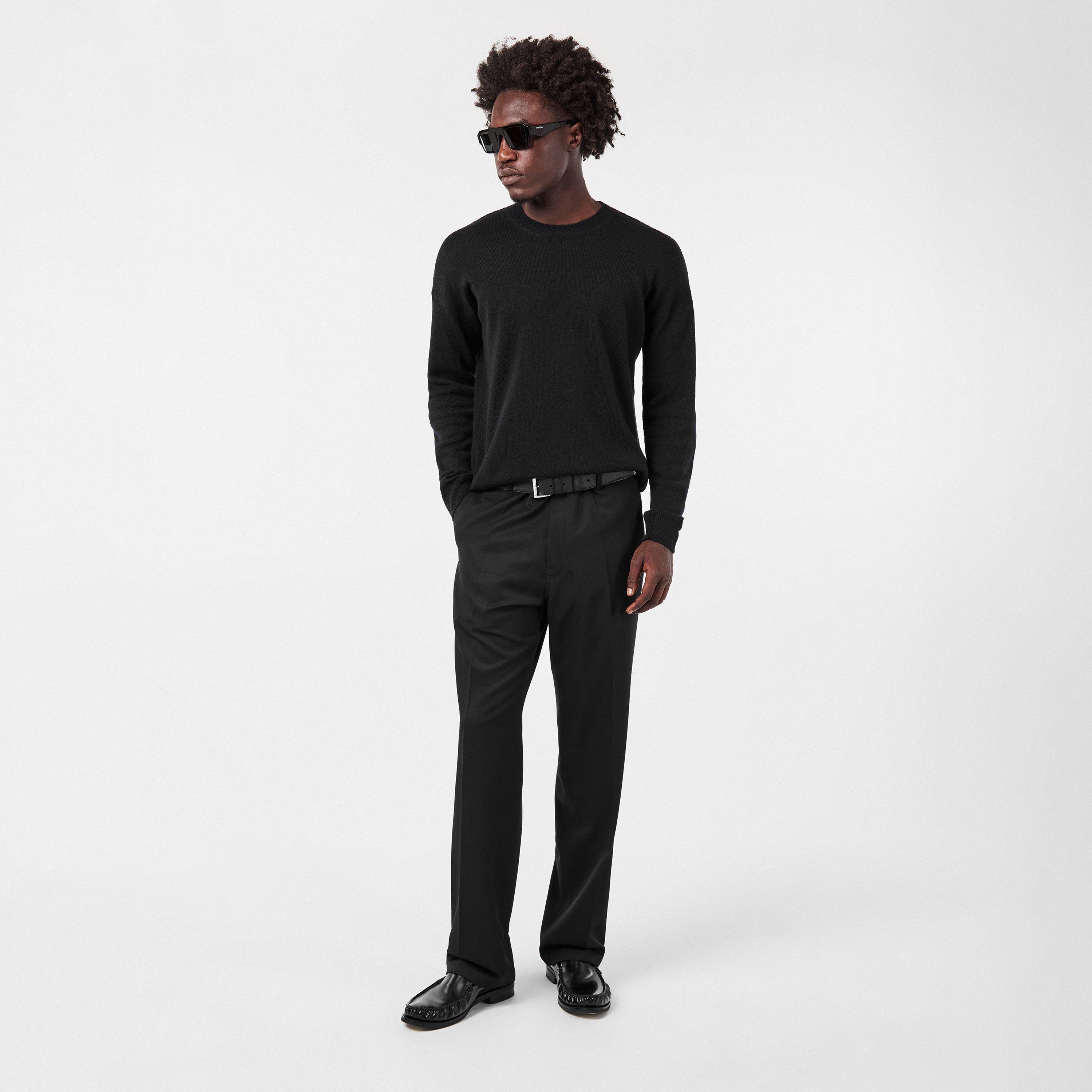 Nero - Prada - Men's Slim Fit Trousers - 6