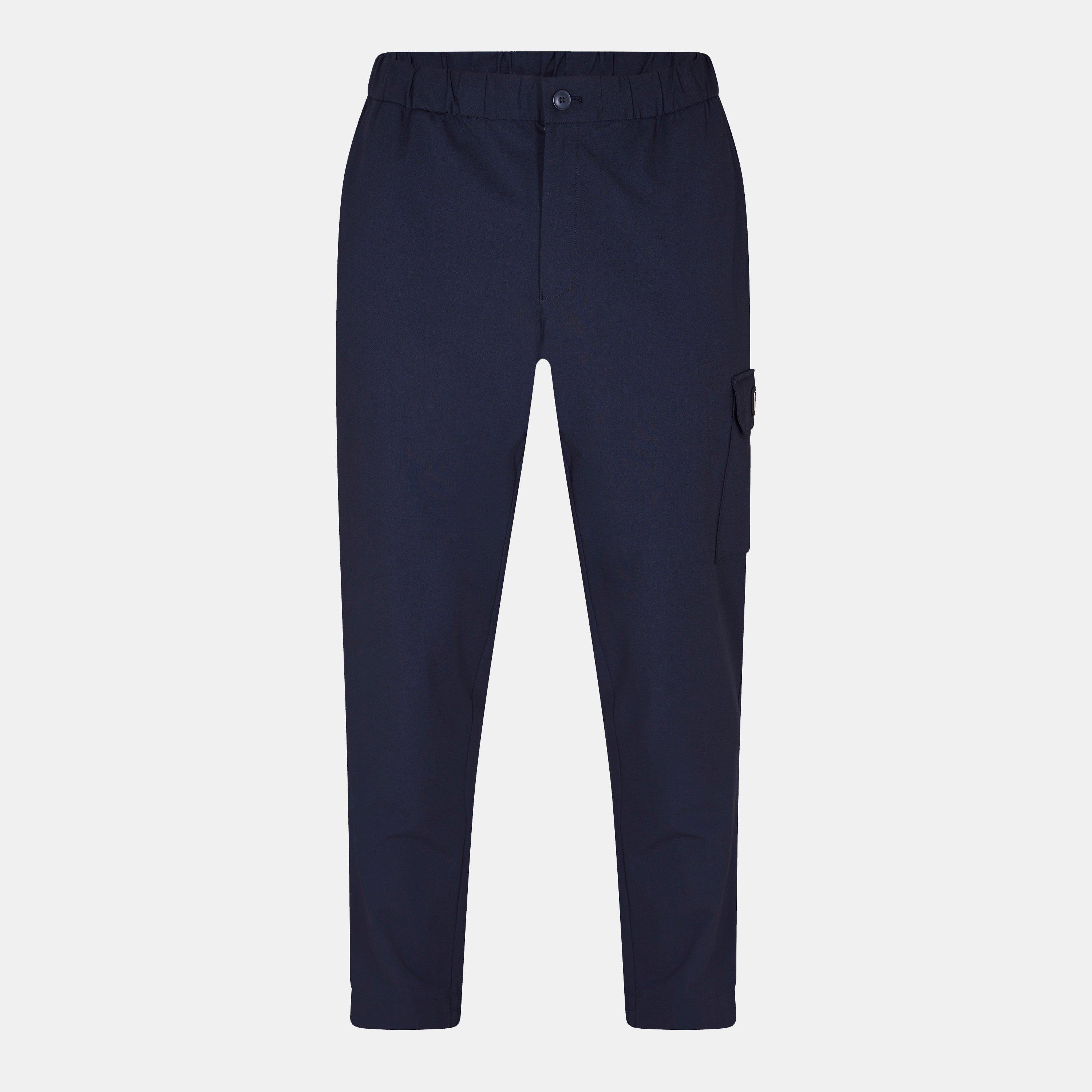 Navy NY91 - Barbour International - Men's Ash Cargo Slim Fit Trouser - 1