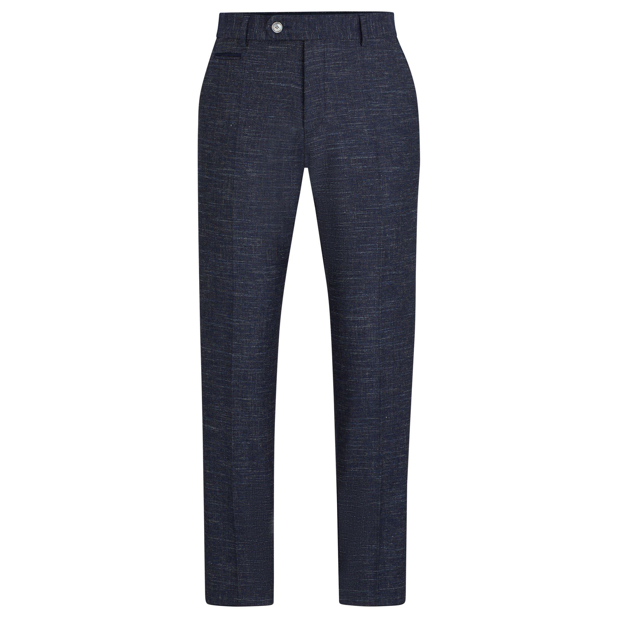 Boss Men's H Genius Slim Fit Trousers - Dark Blue - 2XL