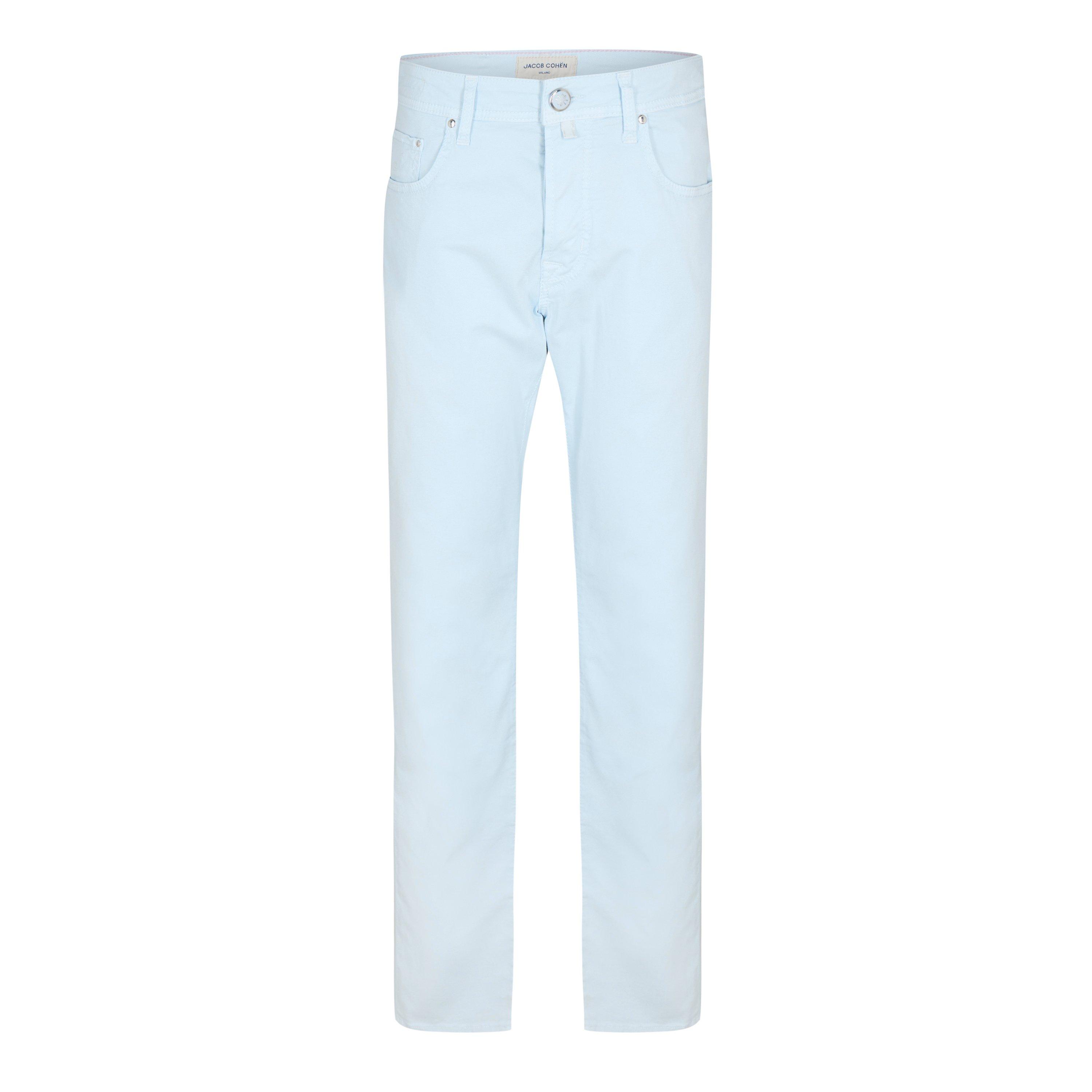 X75 Sky Blue - Jacob Cohen - Men's Bard Pocket Trousers - 1