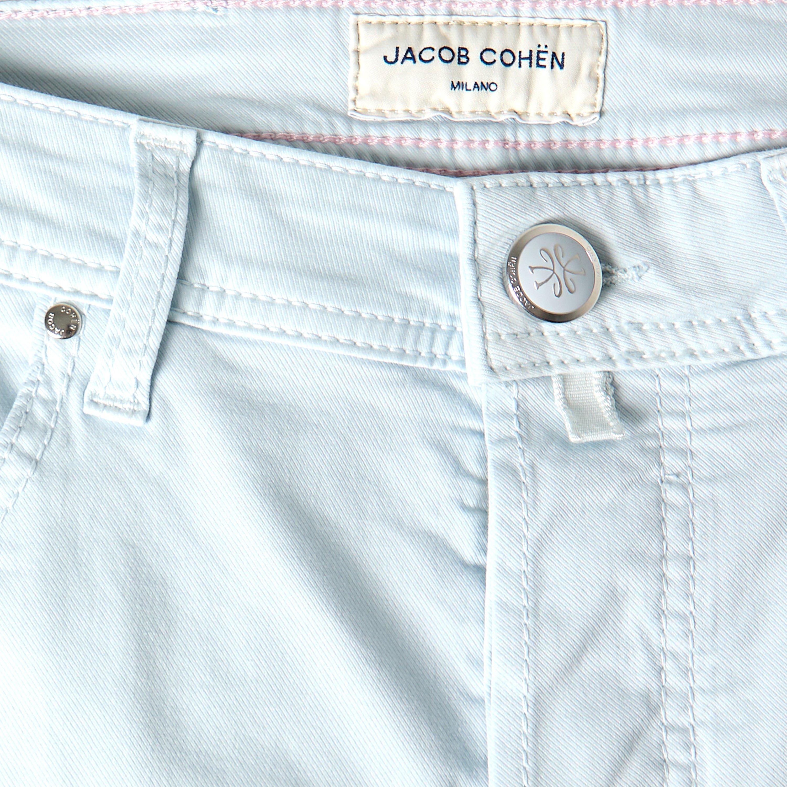 X75 Sky Blue - Jacob Cohen - Men's Bard Pocket Trousers - 3