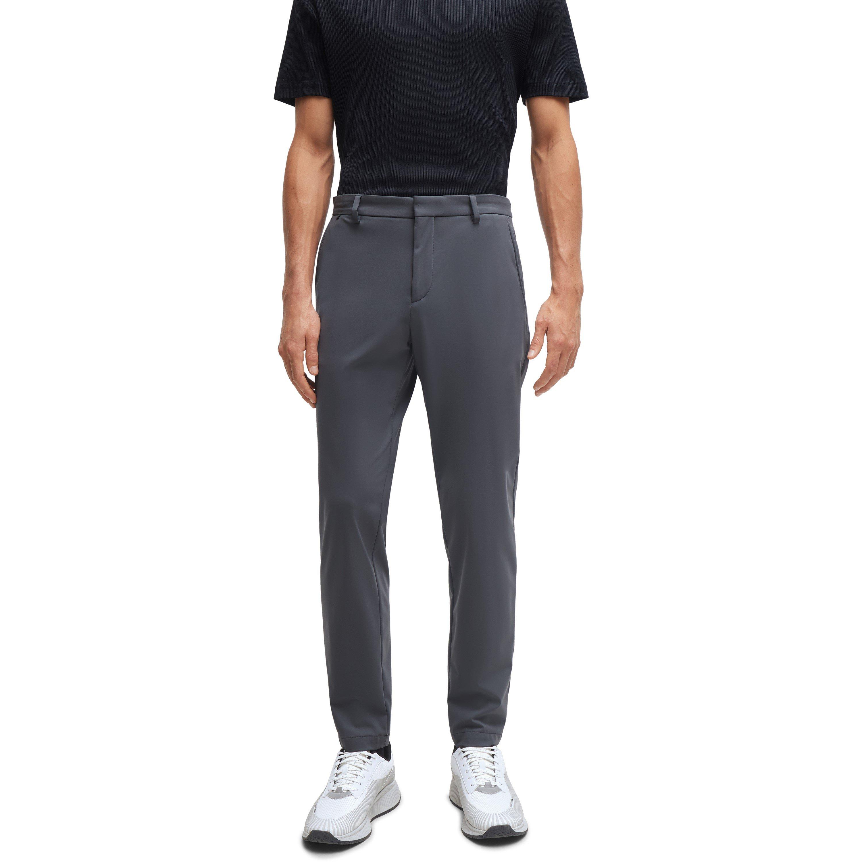 Boss Men's P-Genius Slim Fit Trousers - Med Grey - L