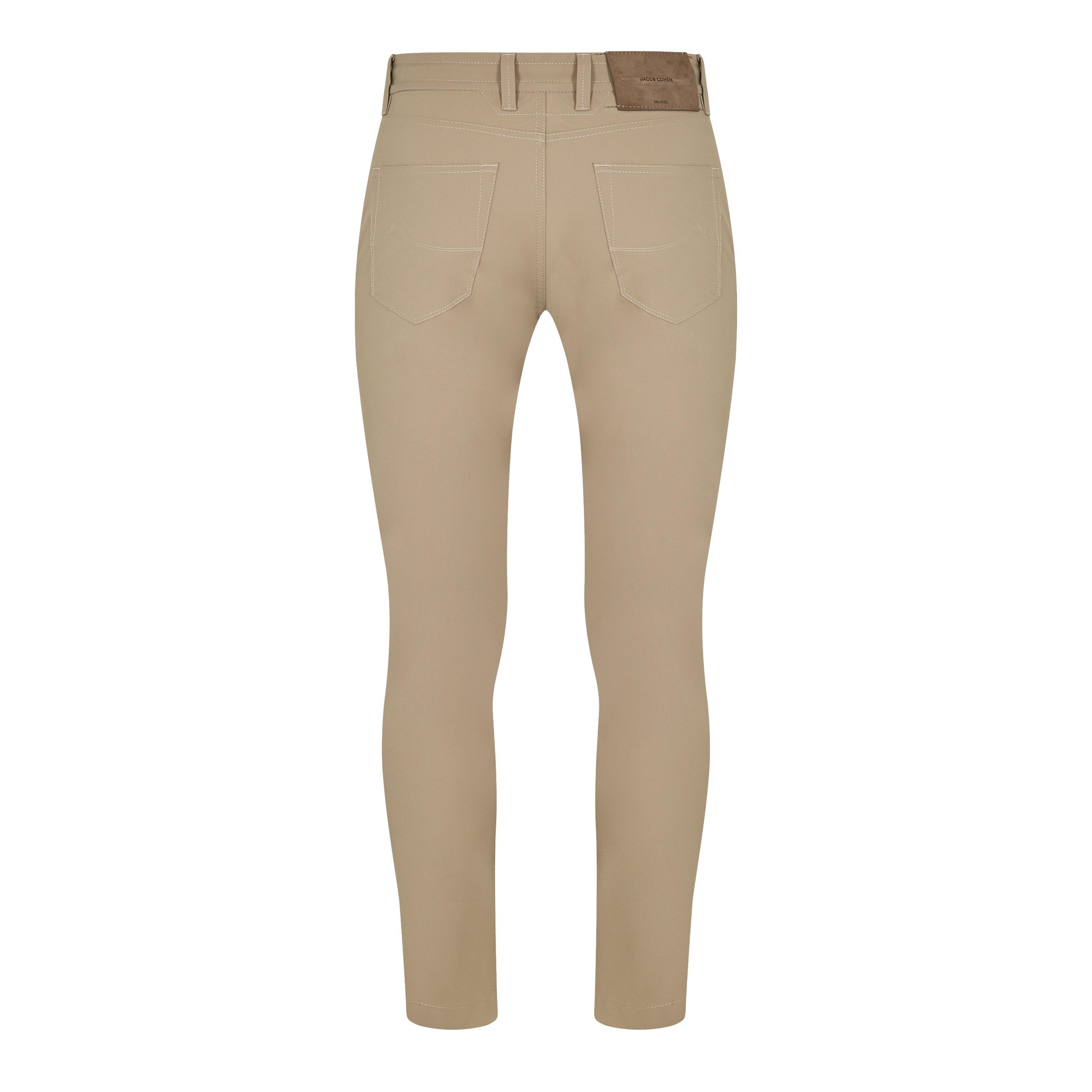 D77 Beige - Jacob Cohen - Men's Slim Fit Trousers - 2
