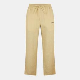 Off White Men's Linen Slim Fit Trousers