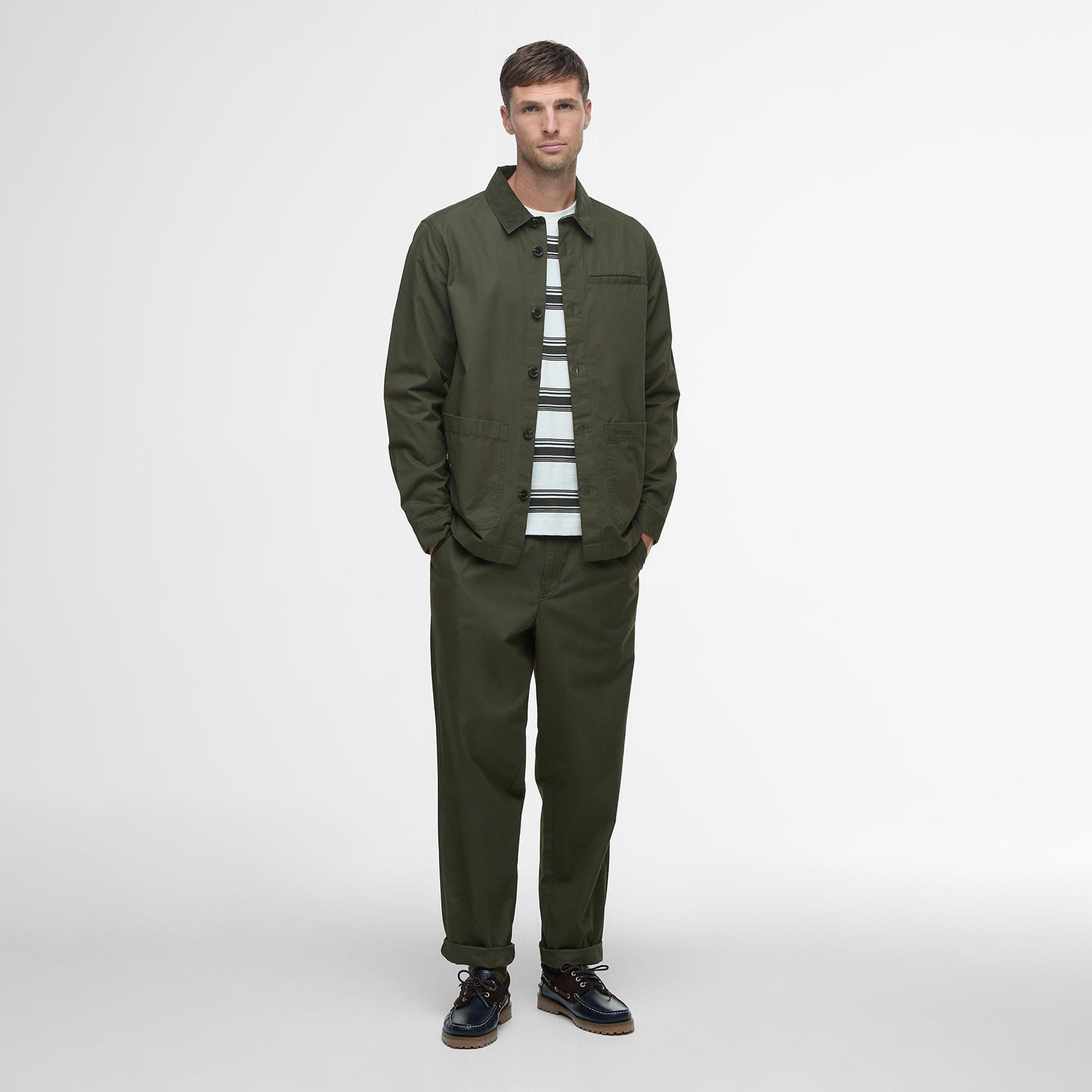 Olive - Barbour - Mens Cole Trousers - 5