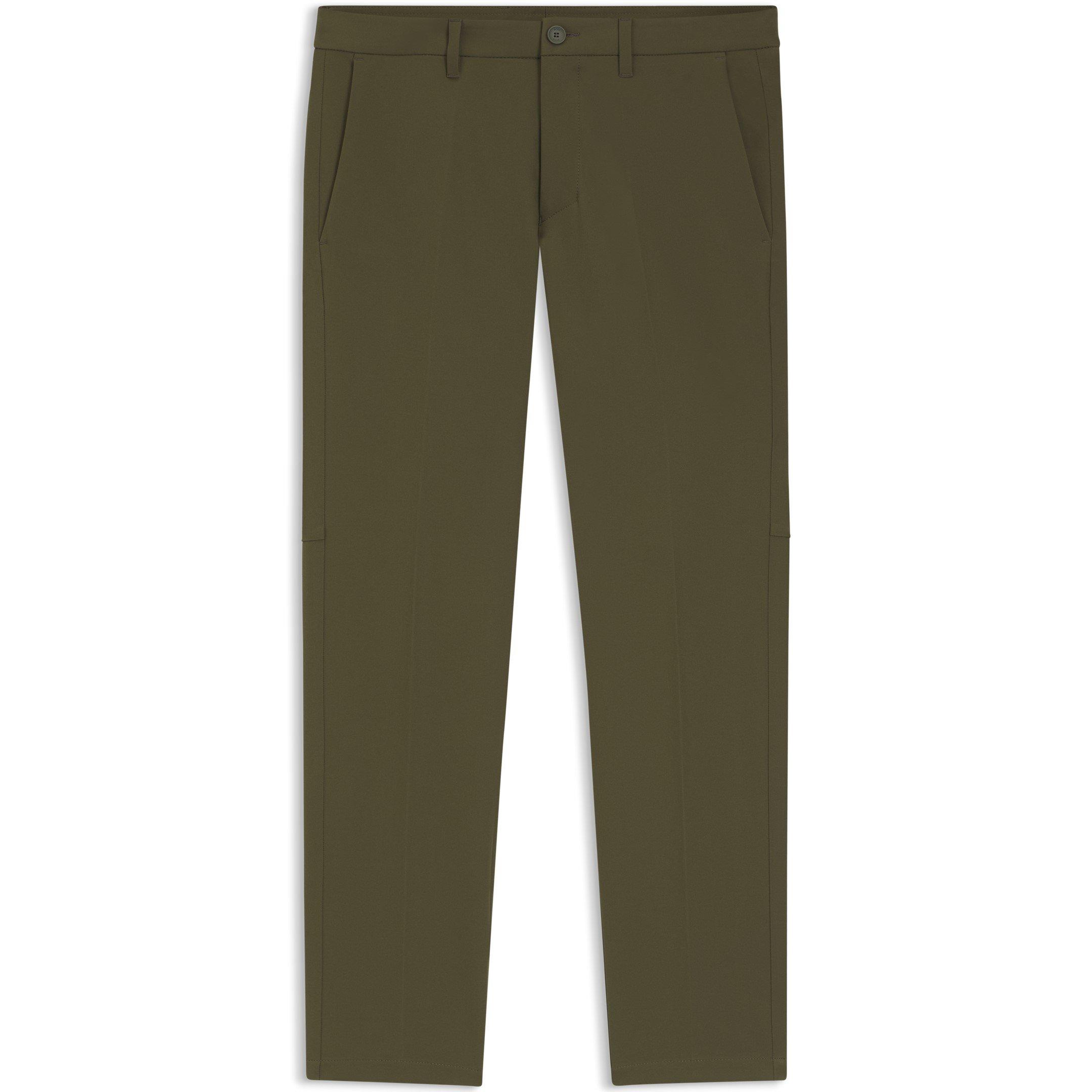 Open Green 347 - Boss - T Commuter-Slim 10268853 01 Slim Fit Trousers Mens