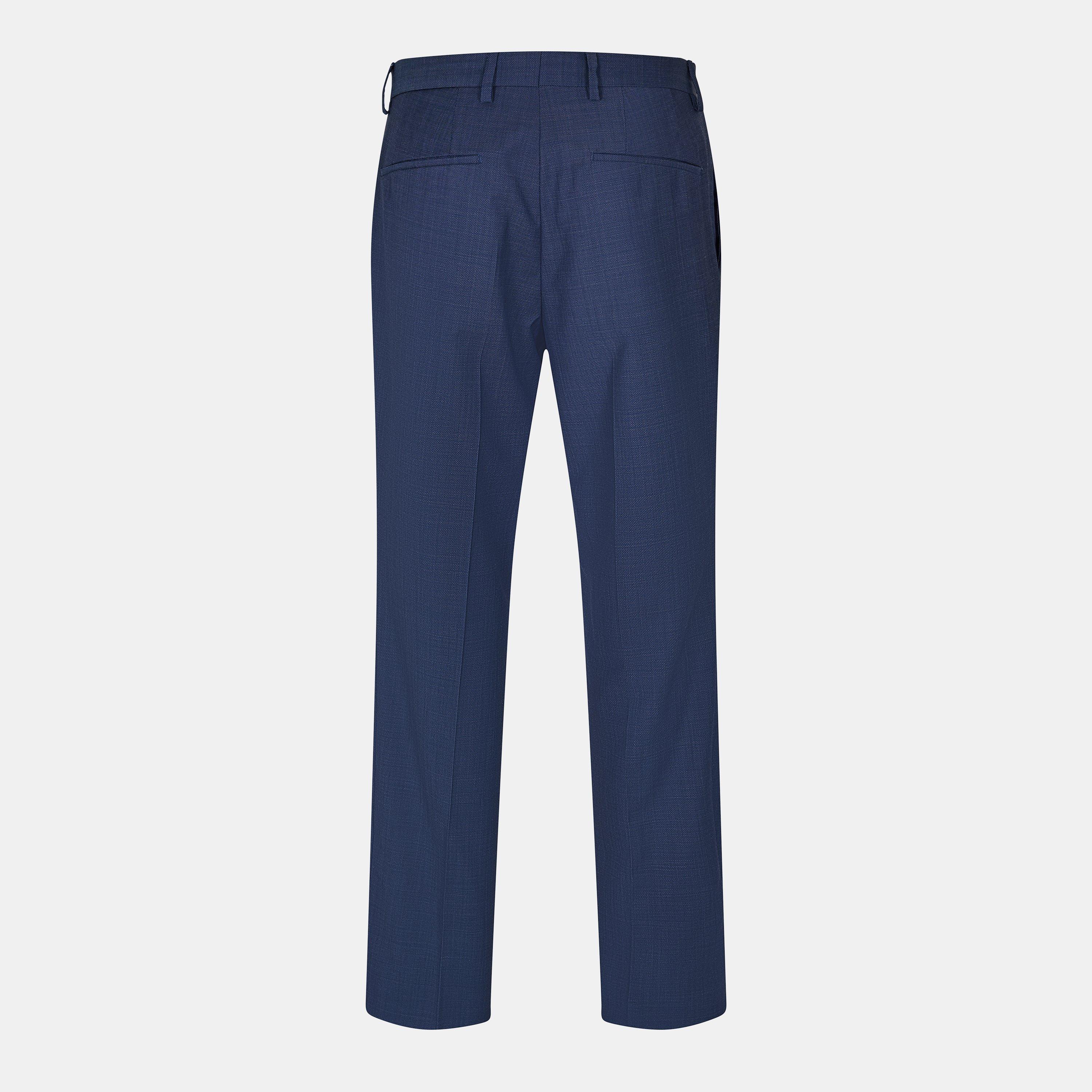 Dark Blue - Hugo - Men's Slim Fit Trousers - 2