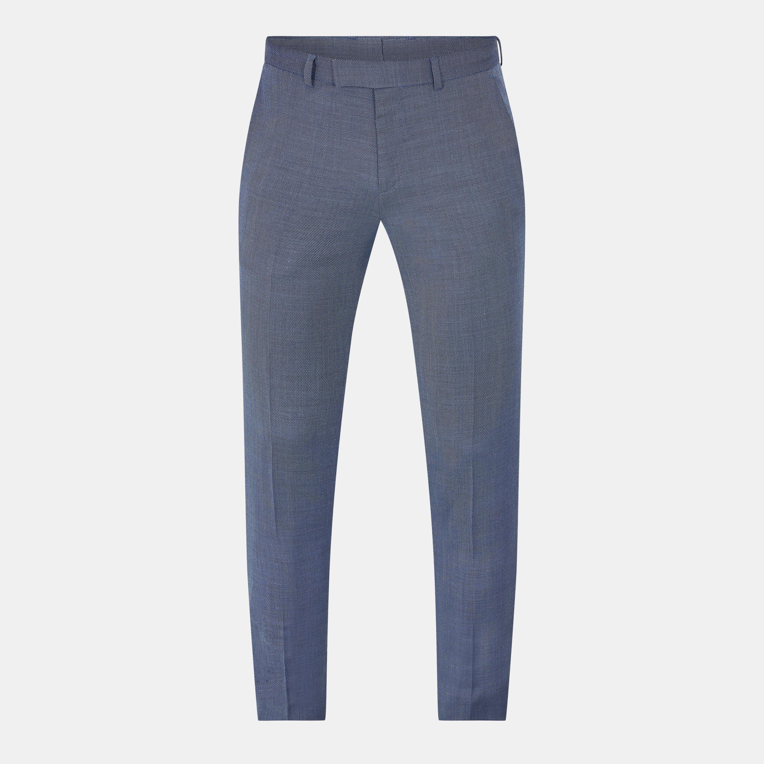 Hugo Men's Heiron Slim Fit Trousers - Medium Blue - 38W R