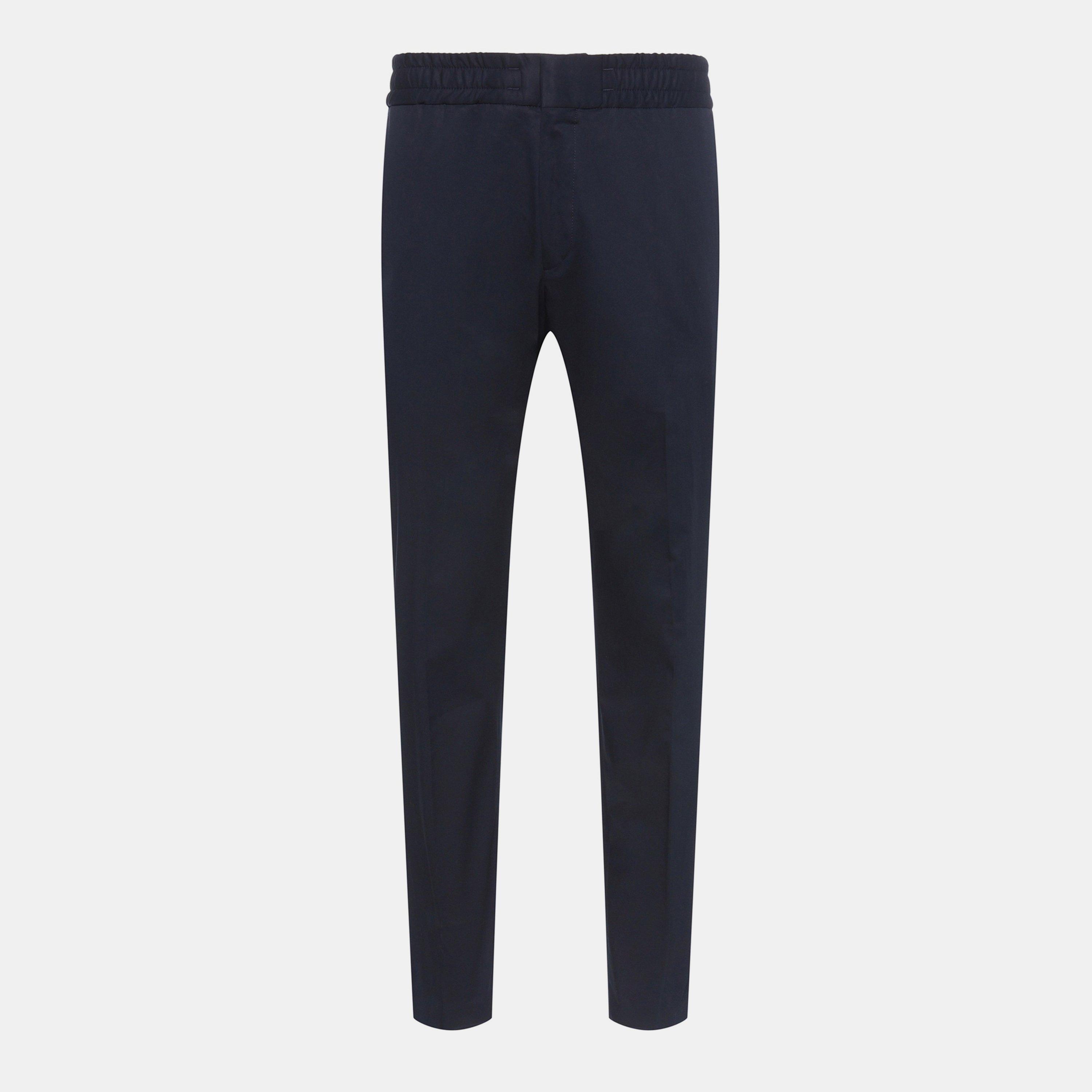 Hugo Men's Slim Fit Trousers - Dark Blue - Size 28W R