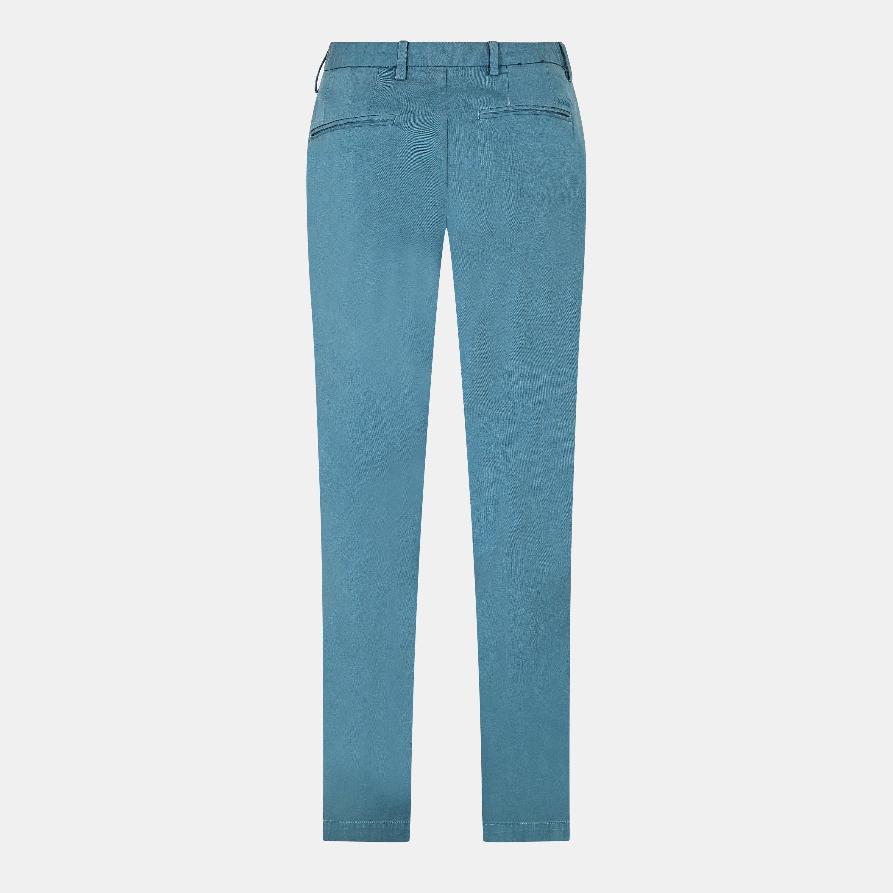 Turq/Aqua - Boss - Men's Kaito1 Slim Fit Trousers - 2