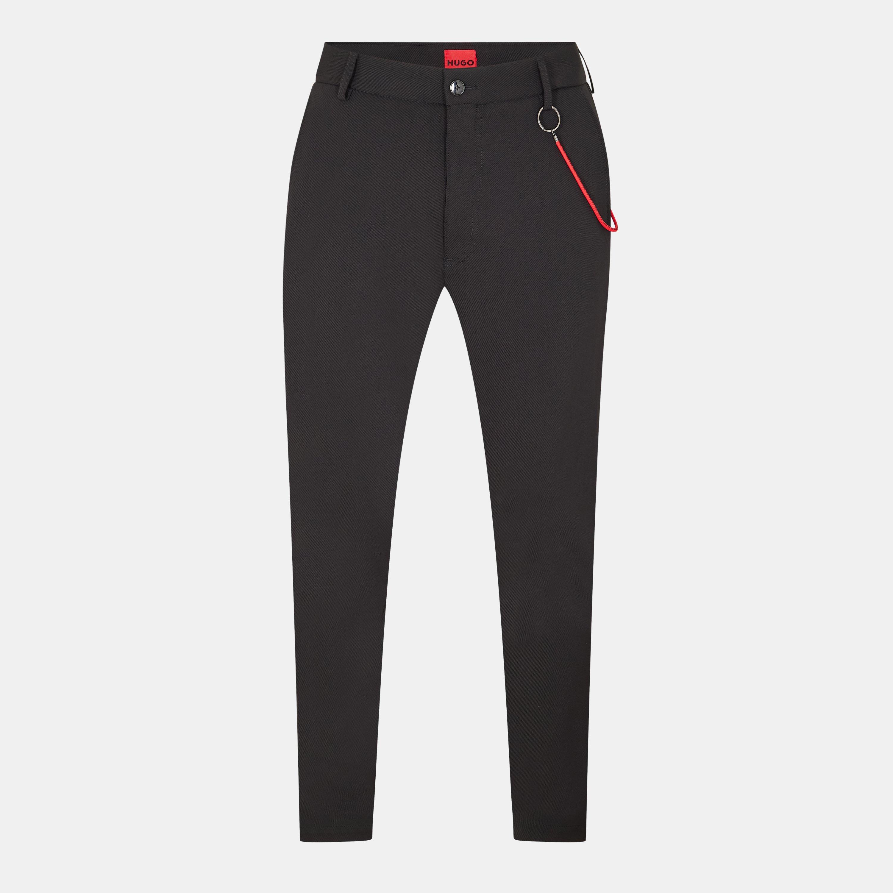 Hugo Men's Gason214 Slim Fit Trousers - Black - 31W R