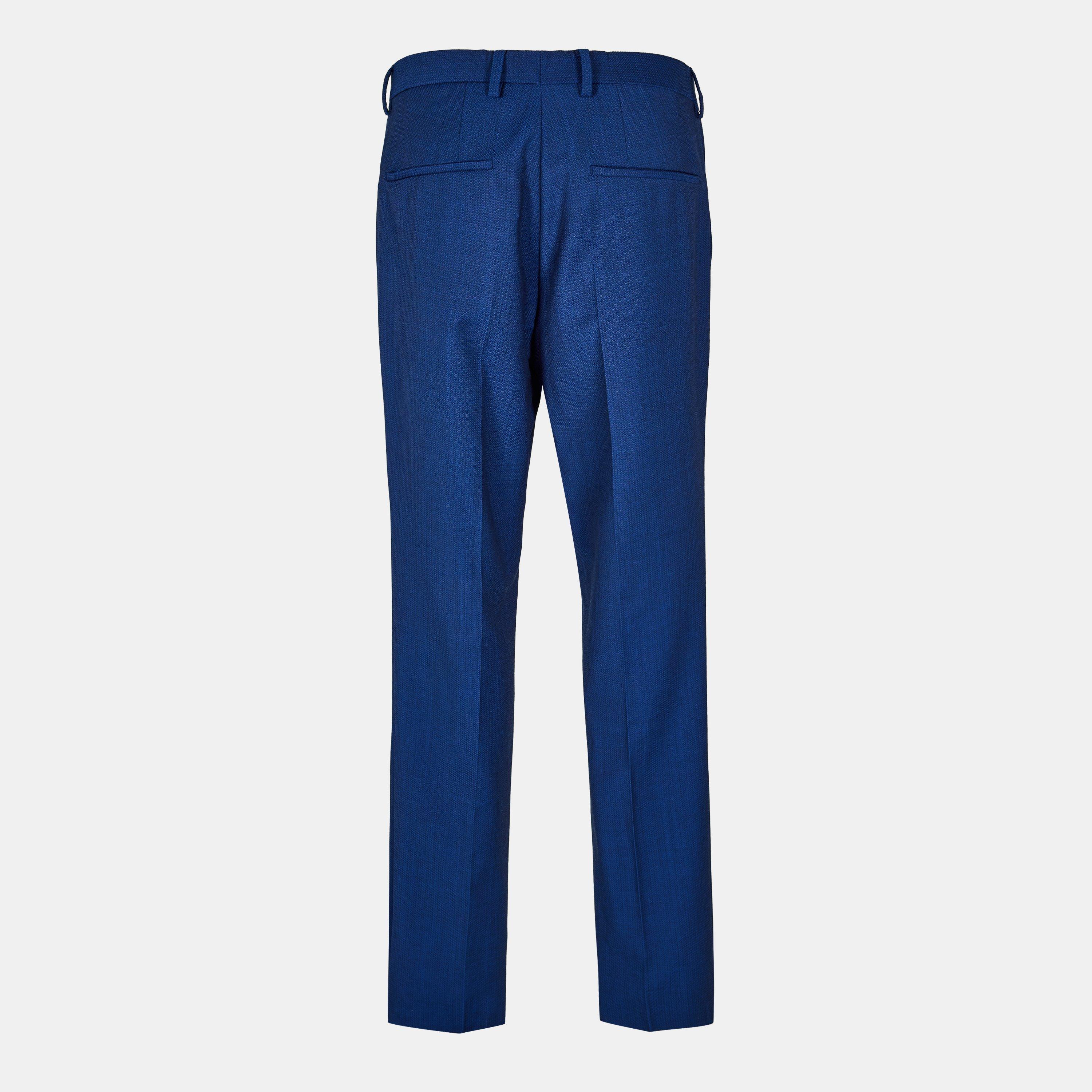 Dark Blue - Hugo - Men's Slim Fit Trousers - 2