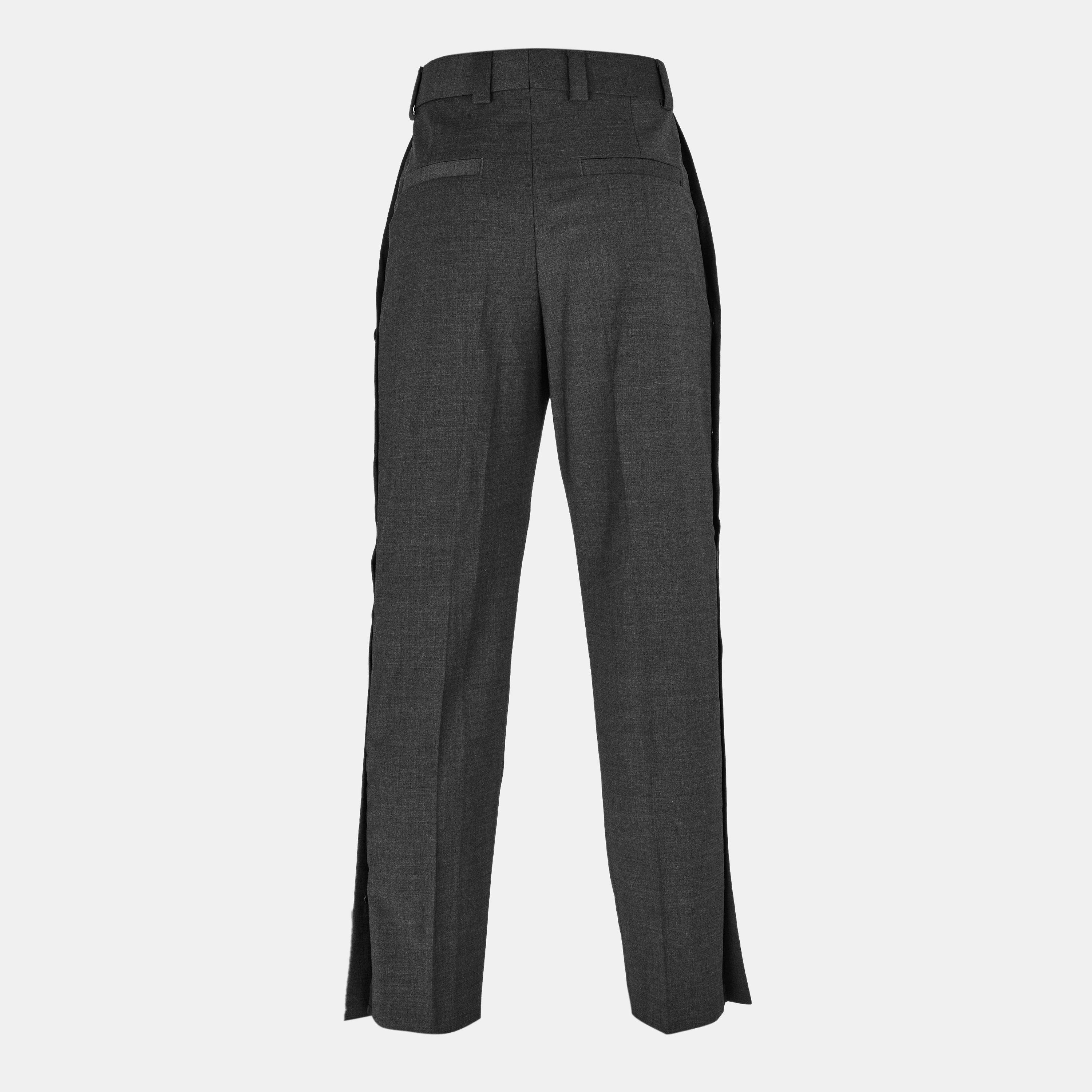 Dark Grey - Hugo - Men's Slim Fit Trouser - 2