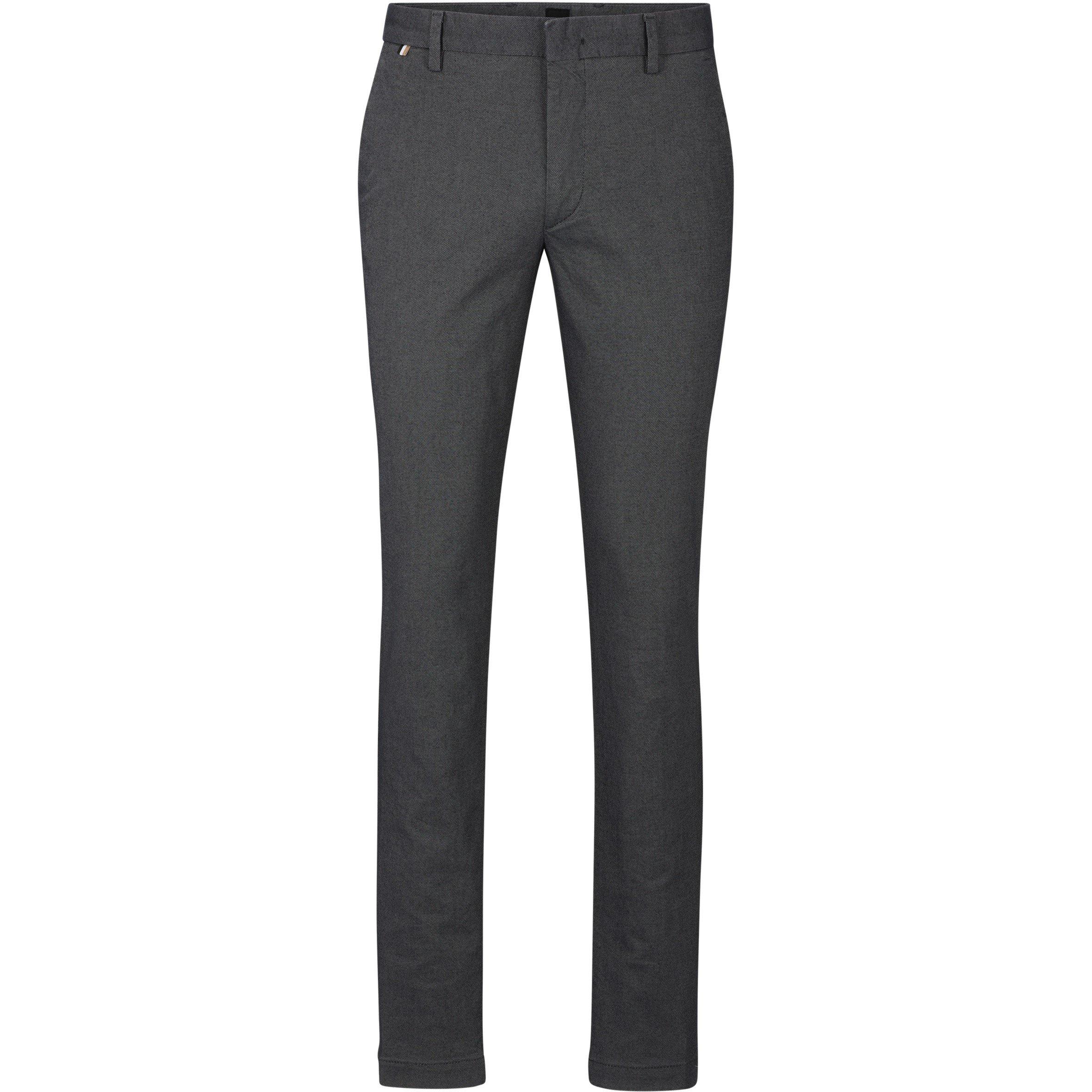 Boss Men's Kaito1 Slim Fit Trousers - Silver - 36W R