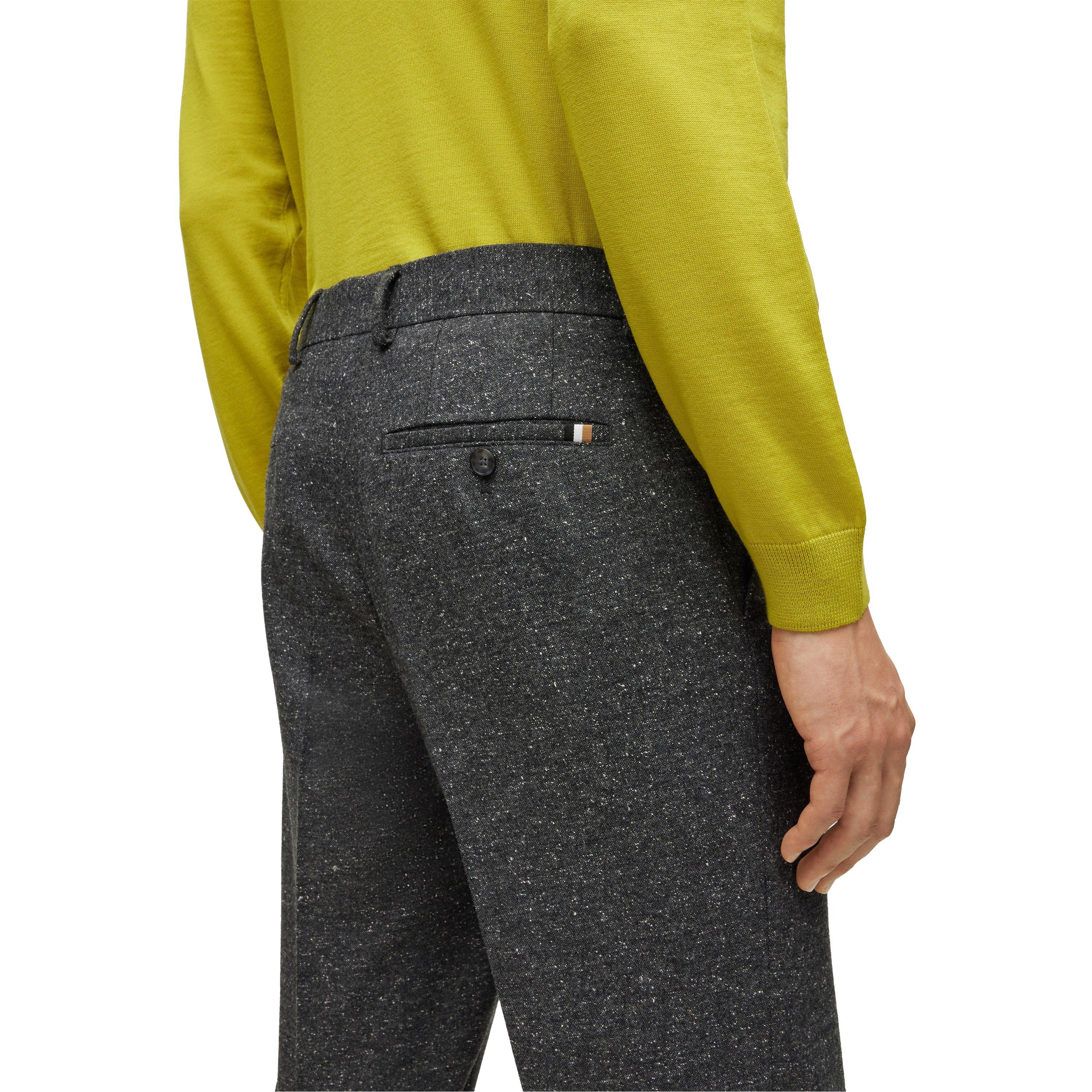 Open Grey - Boss - Men's H Genius Slim Fit Trousers - 3