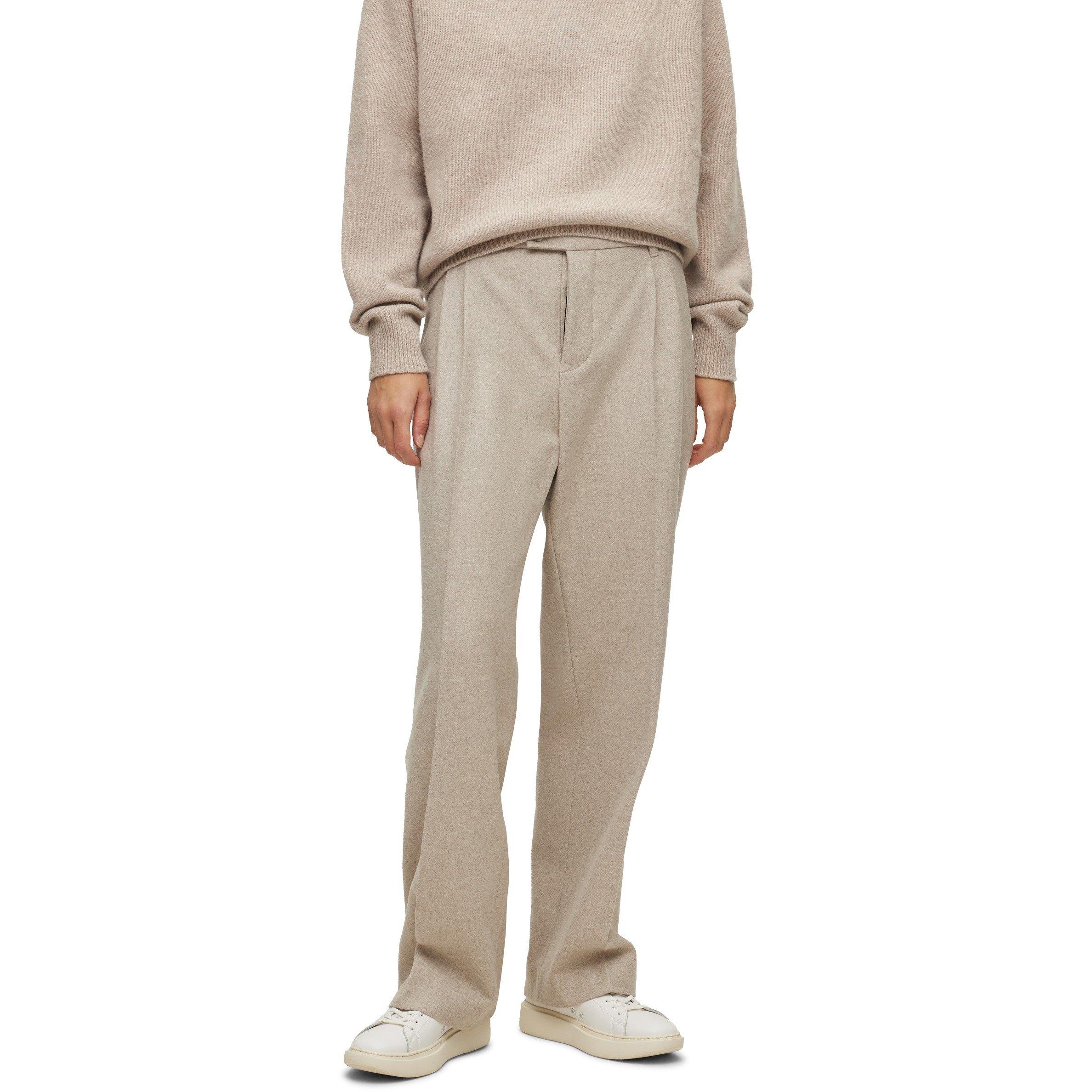Boss Men's Slim Fit Stretch Trousers - White - XL