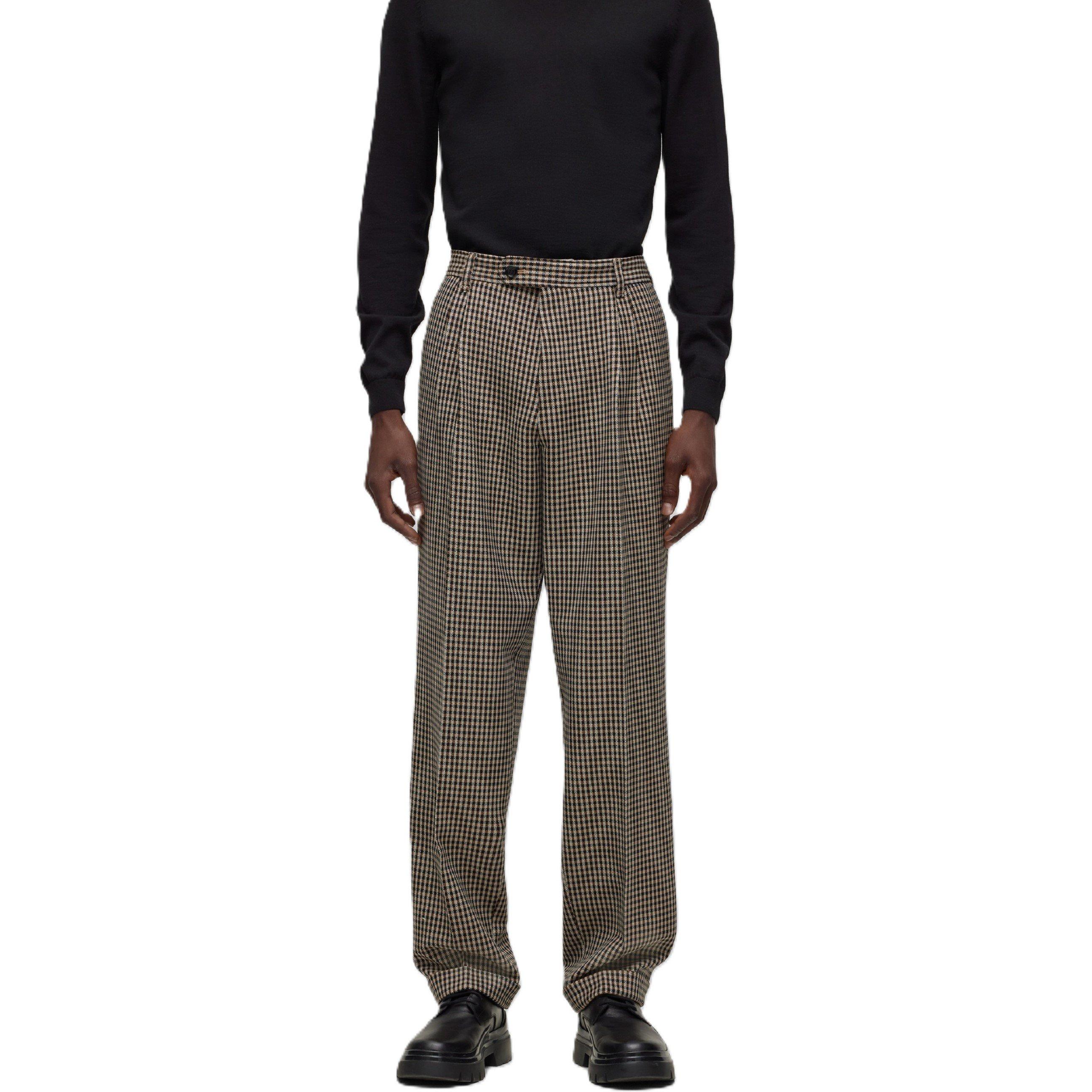 Beige - Boss - Men's C Fraye Slim Fit Trousers - 1