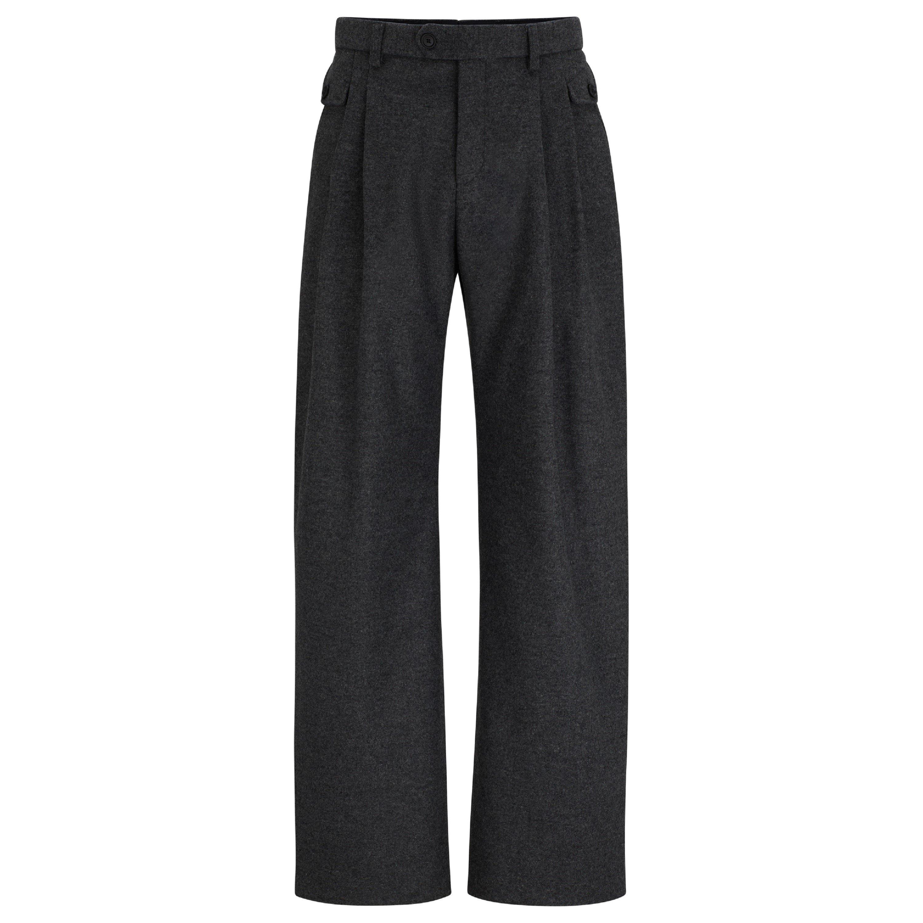 Grey - Boss - Men's  H T Slim Fit Trousers - 4