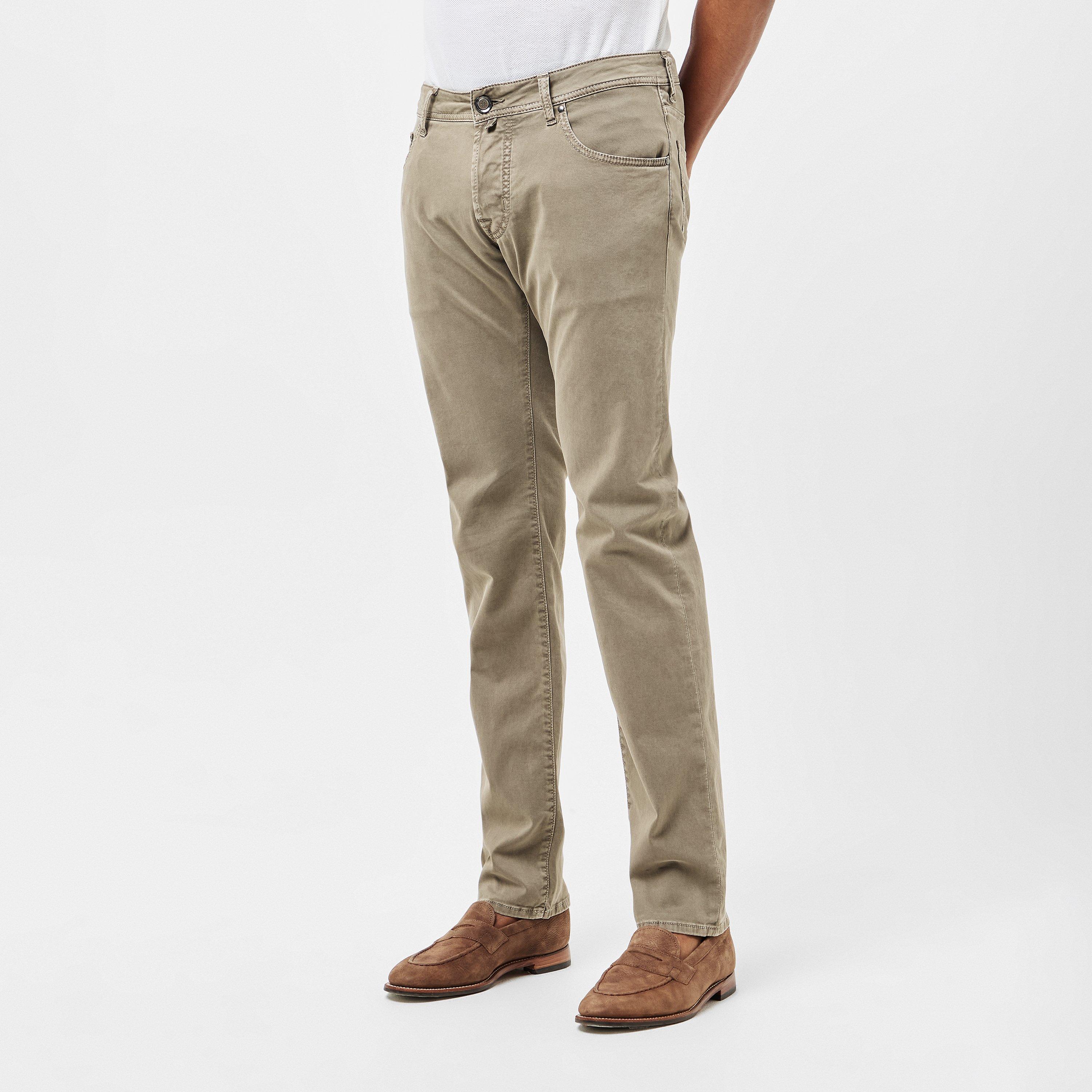 Grey - Jacob Cohen - Men's Slim Fit Trousers - 3