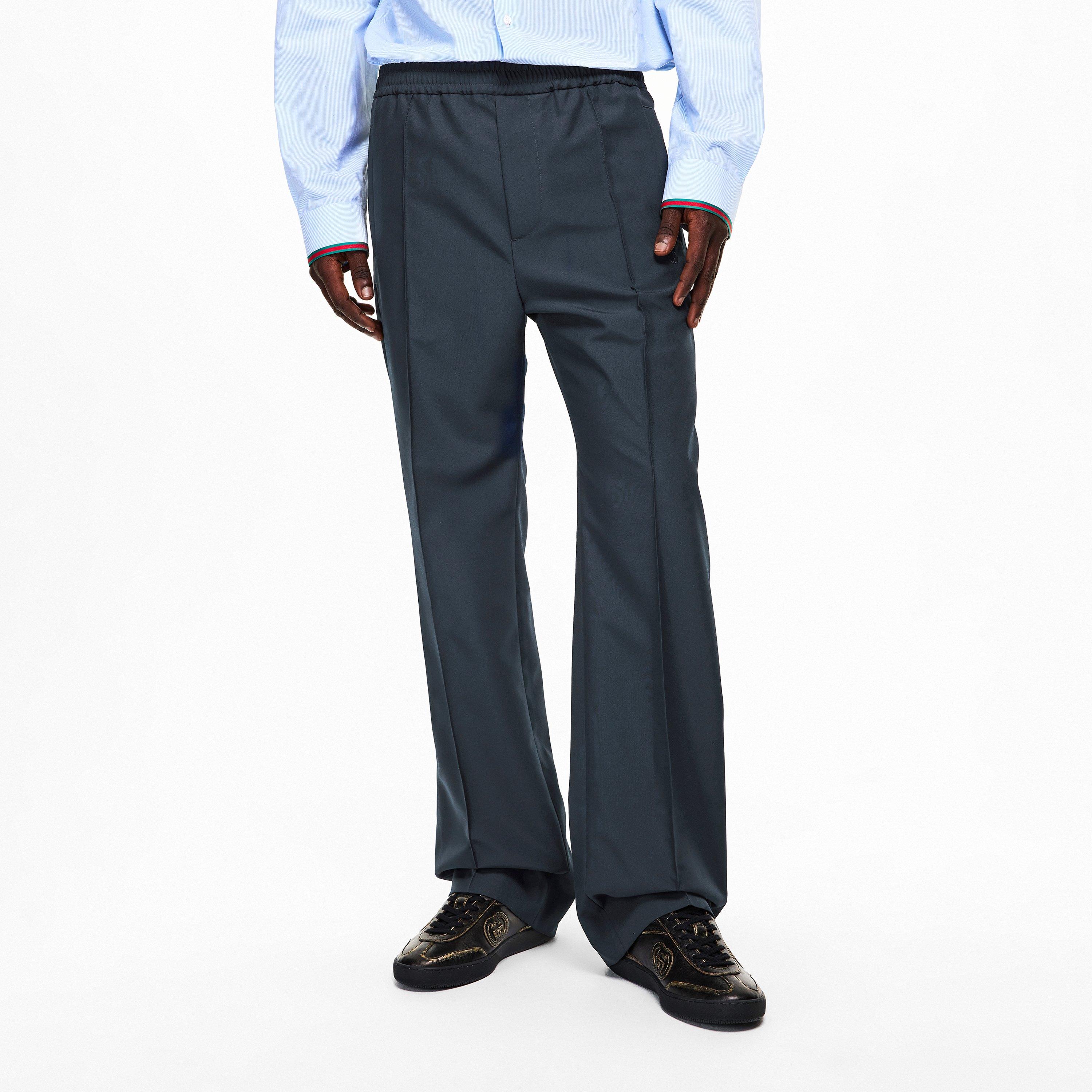 Night Sky - Gucci - Men's Drawstring Slim Fit Trousers - 3