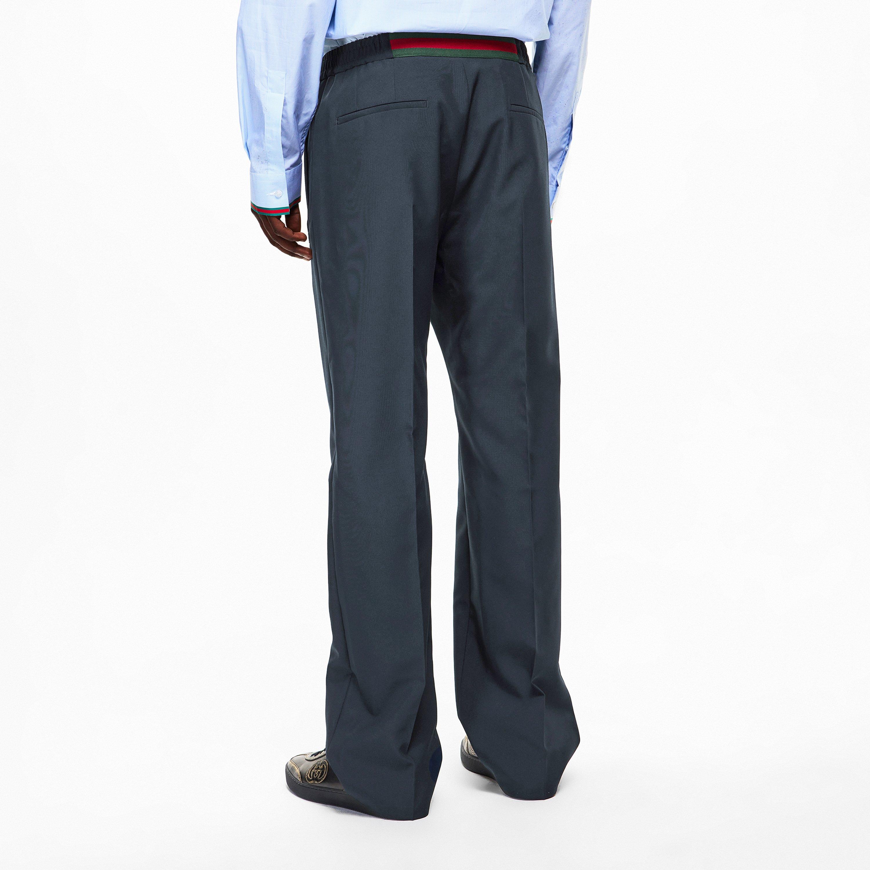 Night Sky - Gucci - Men's Drawstring Slim Fit Trousers - 4