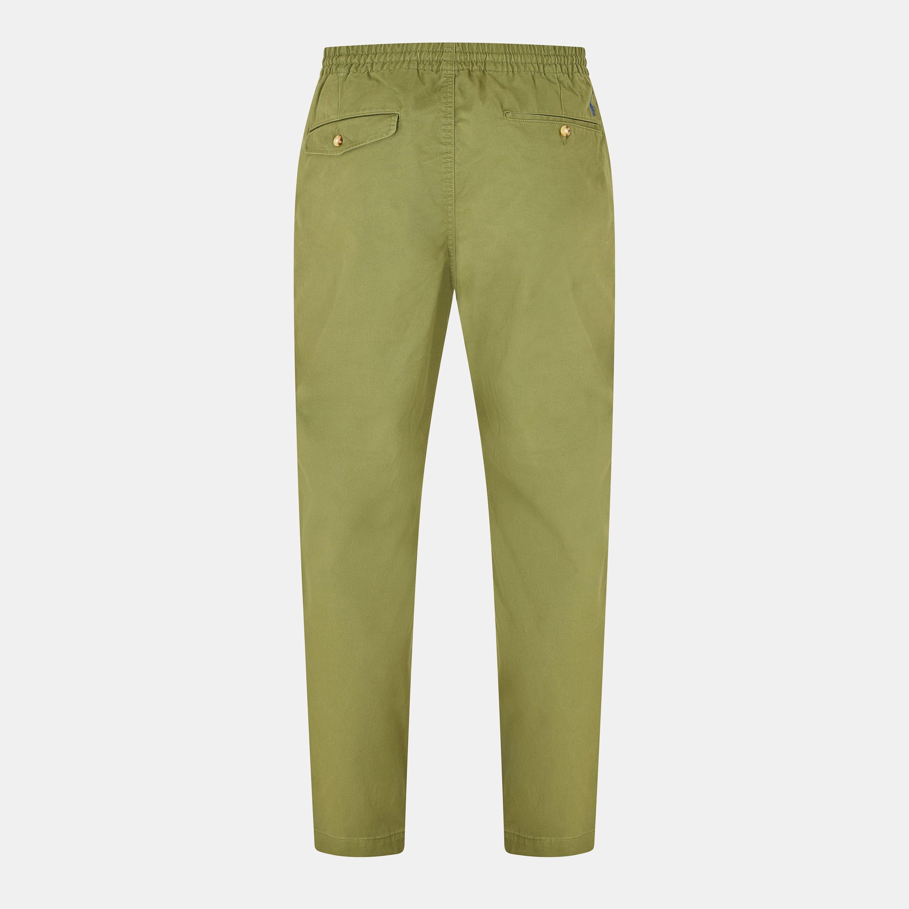 Olive - Ralph Lauren - Men's Prepster Slim Fit Trousers - 2