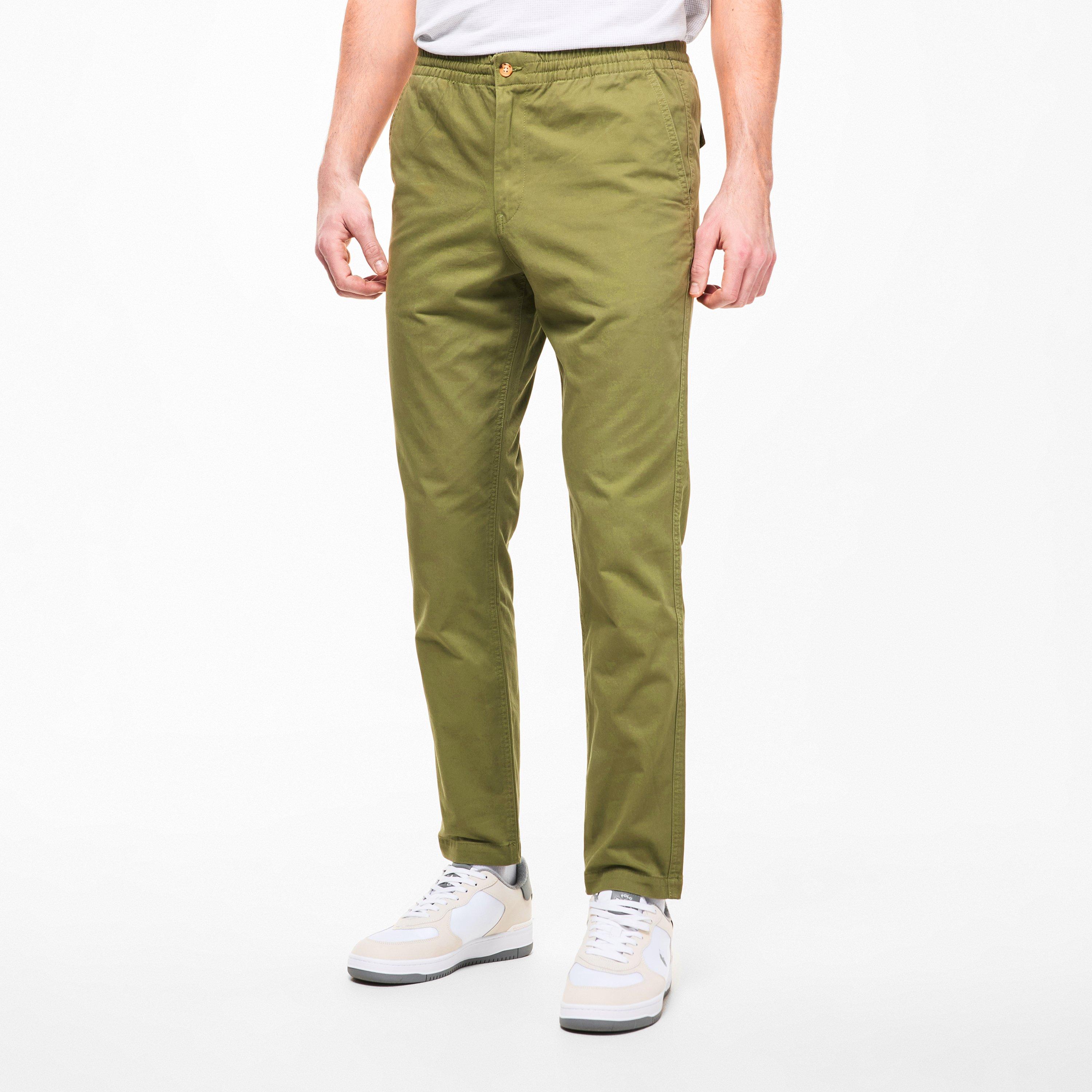 Olive - Ralph Lauren - Men's Prepster Slim Fit Trousers - 3