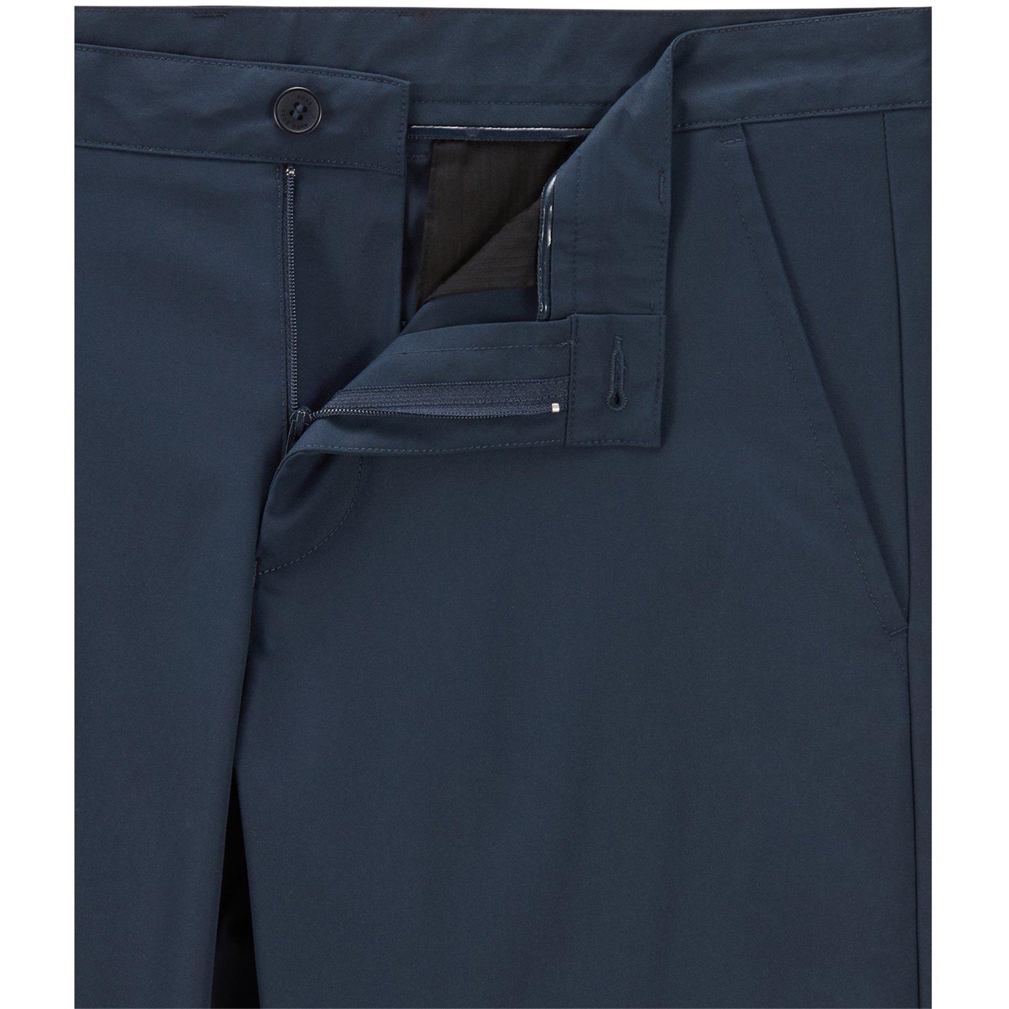 Hugo Men's Hakan Mid Rise Slim Fit Trousers - Navy - 28W R (44)