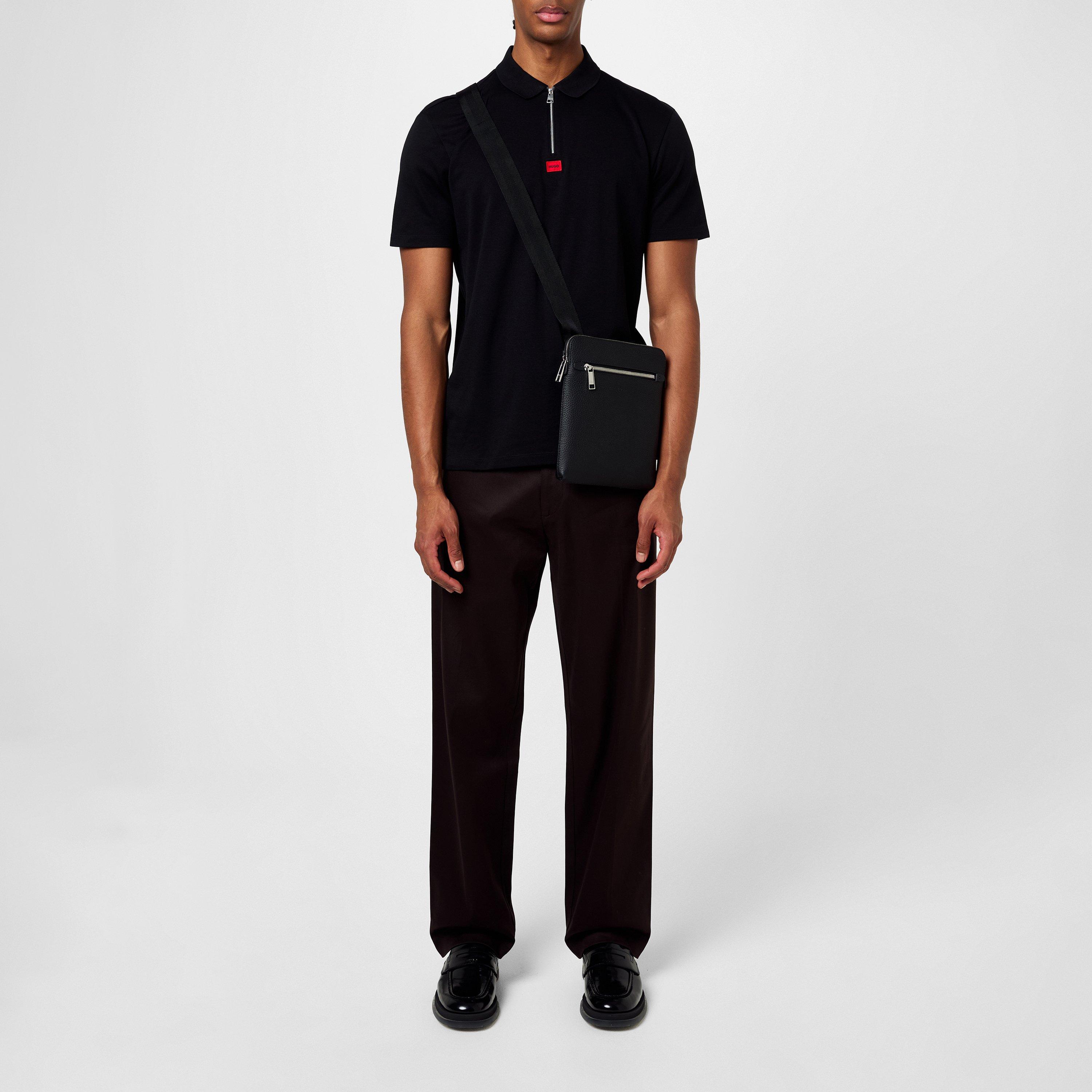 Dark Brown - Hugo - Slim Fit Trousers - 4