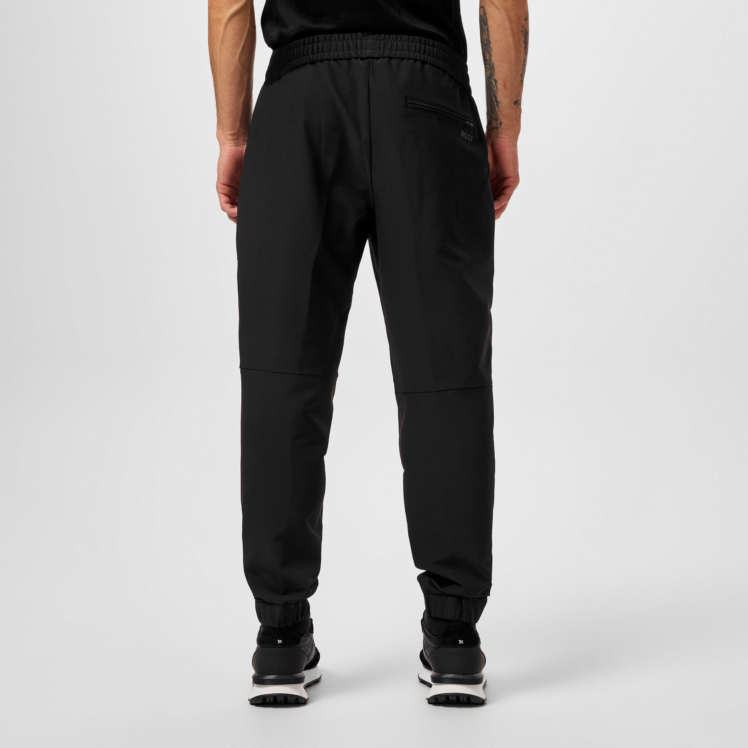 Black 001 - Boss - Men&#x27;s HBG Flex Trouser, Unrestricted Movement - 3