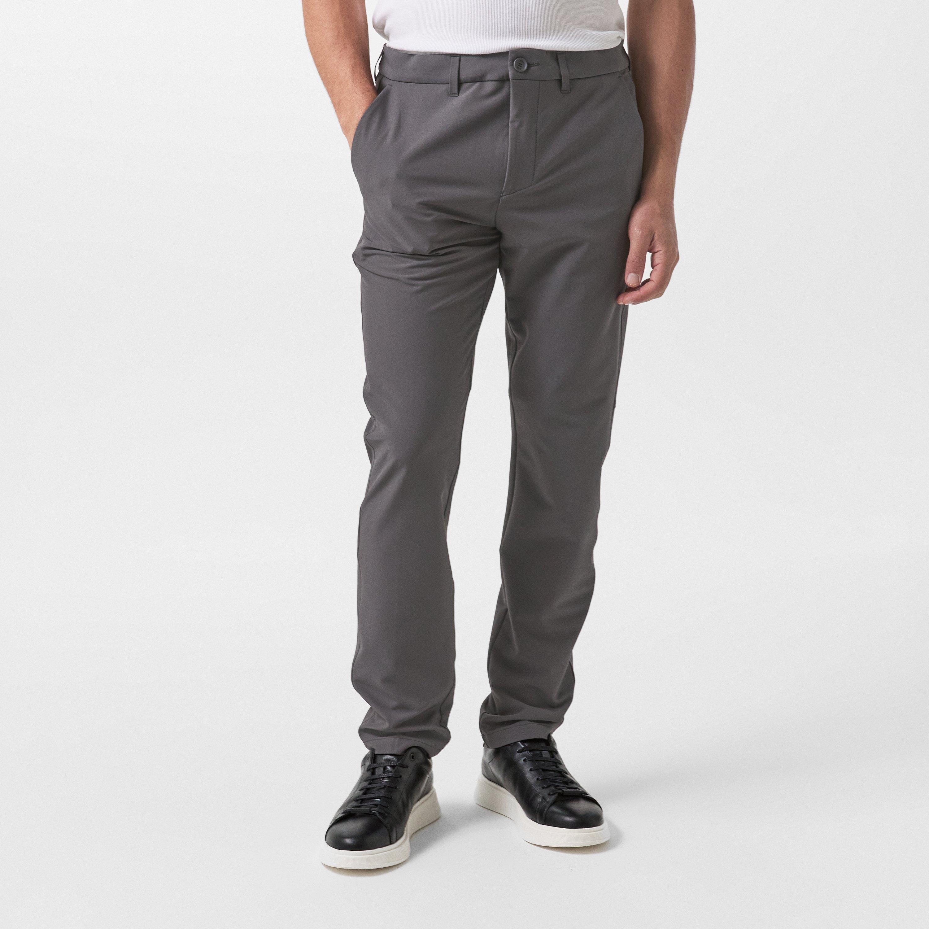 Dk Grey 027 - Boss - Men's HBG Commuter-Slim Fit Trousers - 3