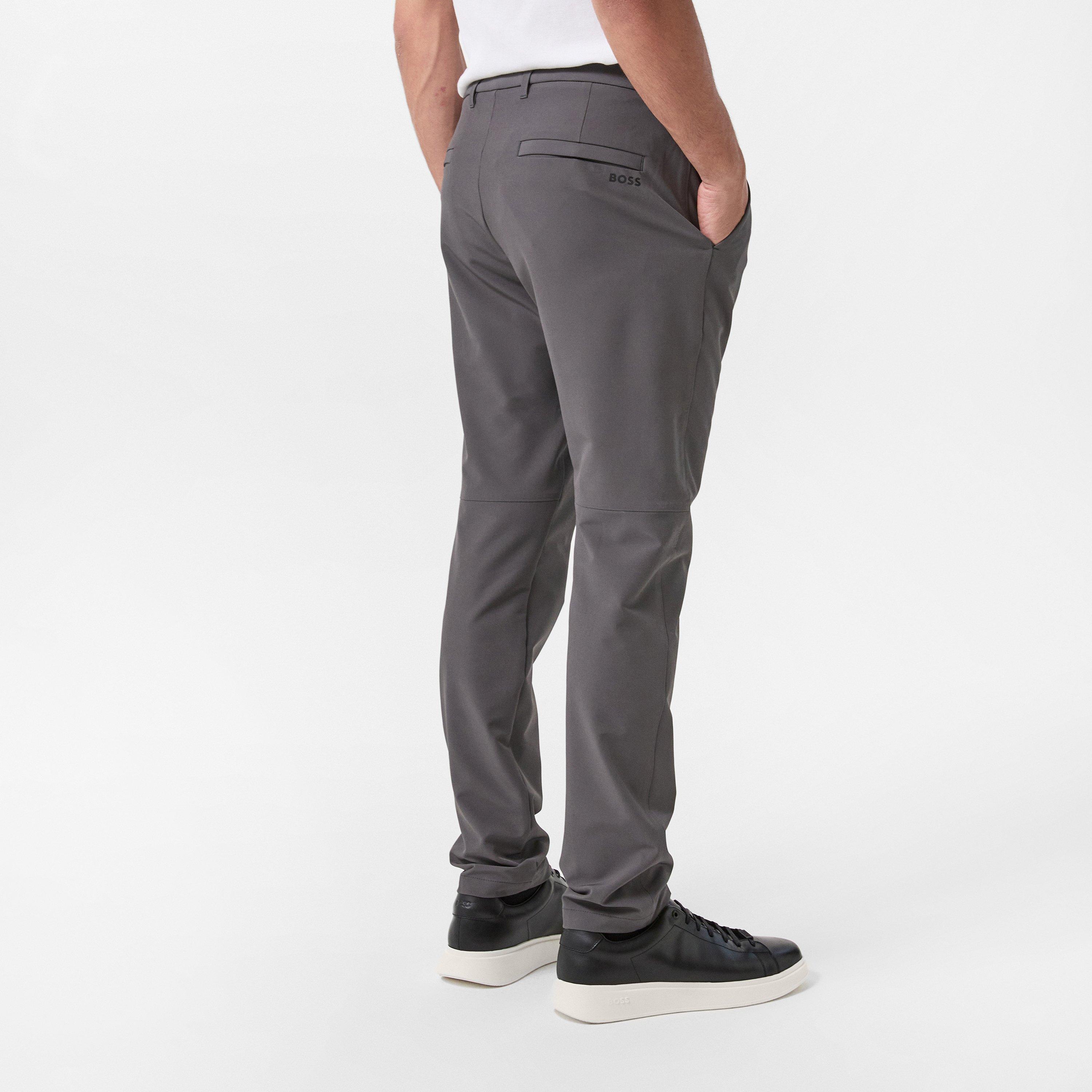 Dk Grey 027 - Boss - Men's HBG Commuter-Slim Fit Trousers - 4
