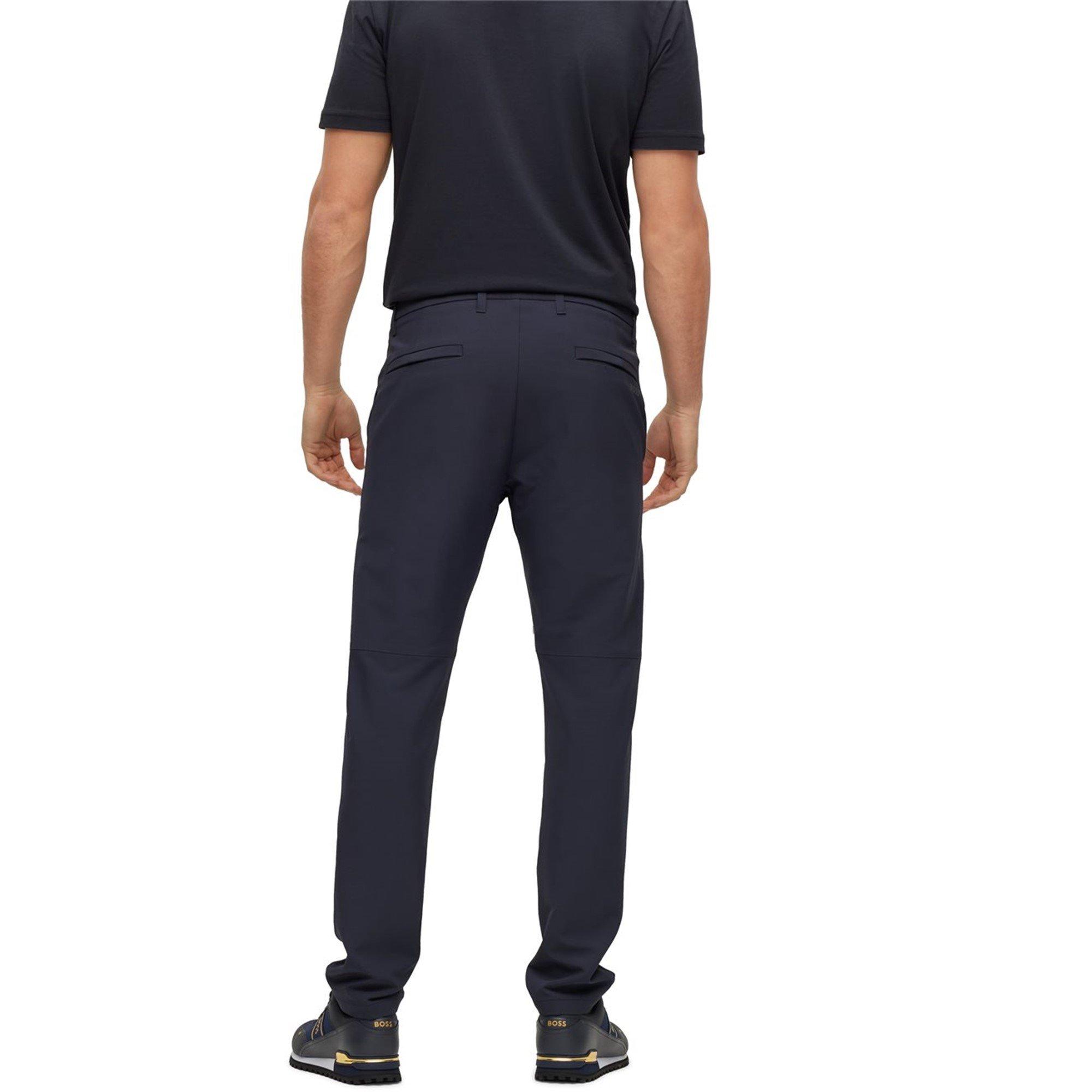 Dk Blue 402 - Boss - Men's HBG Commuter-Slim Fit Trousers - 4