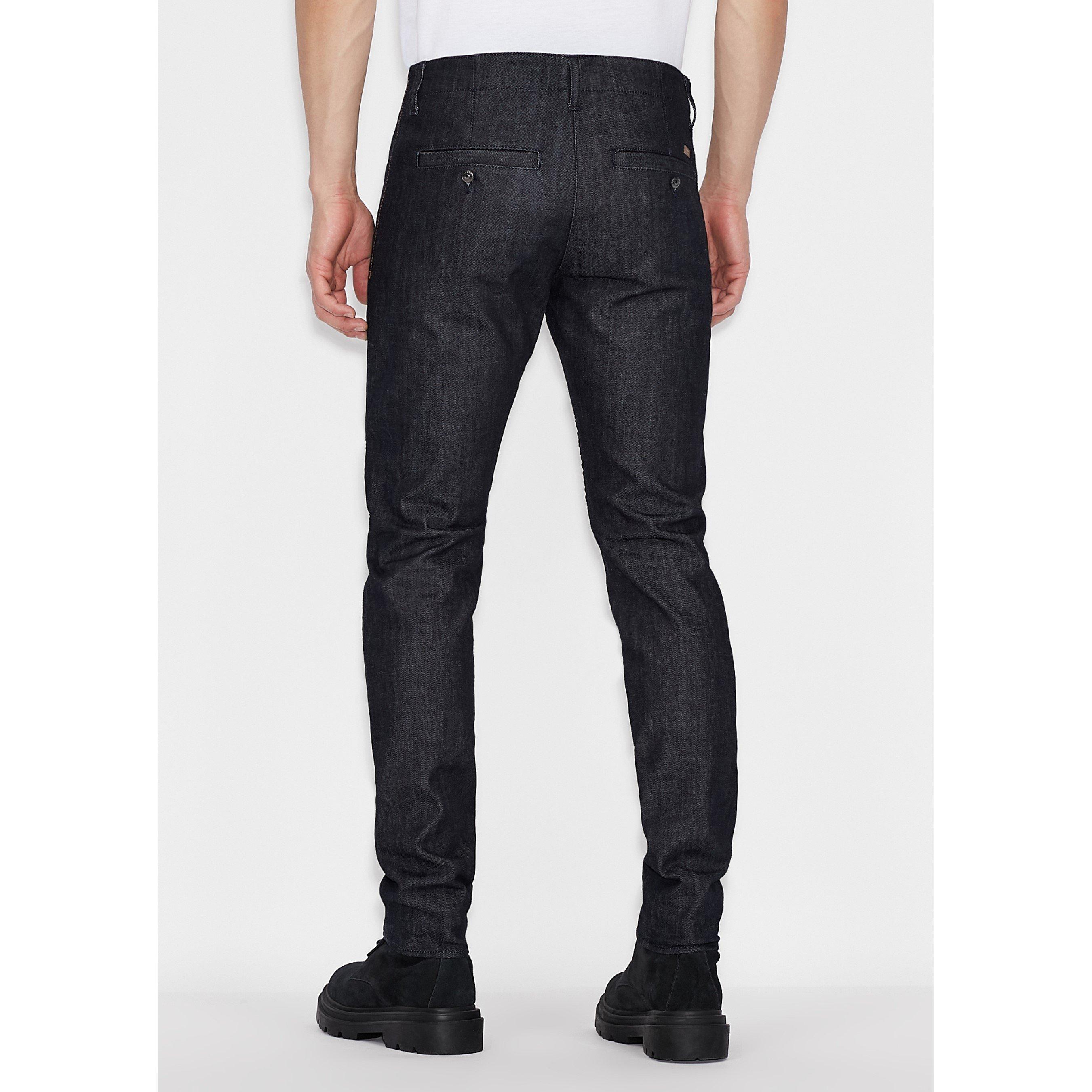 Dark Denim - Armani Exchange - Men's Skinny Trousers - 2