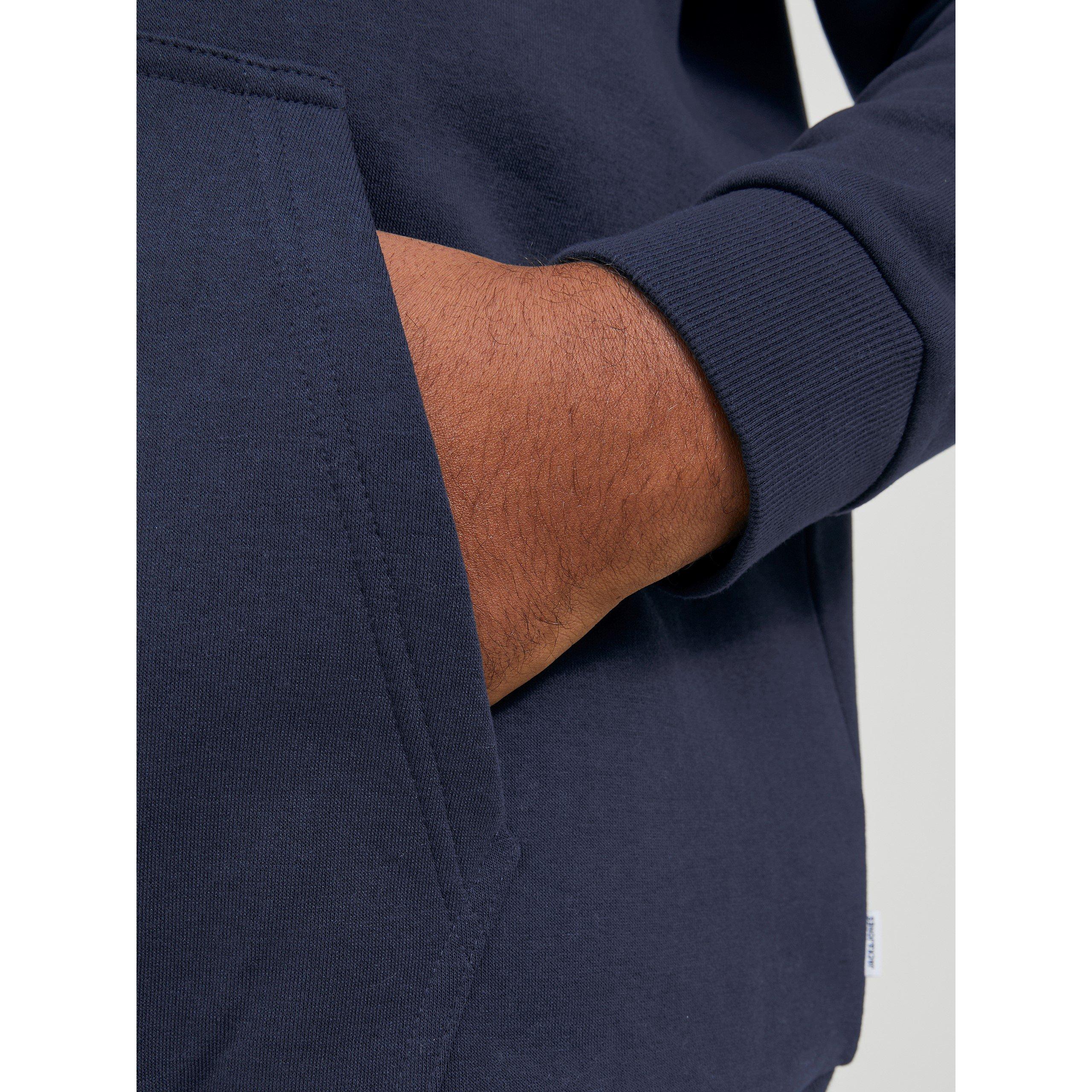 Navy Blazer - Jack and Jones - Jack+ Bradley Hoodie Mens Plus Size - 5