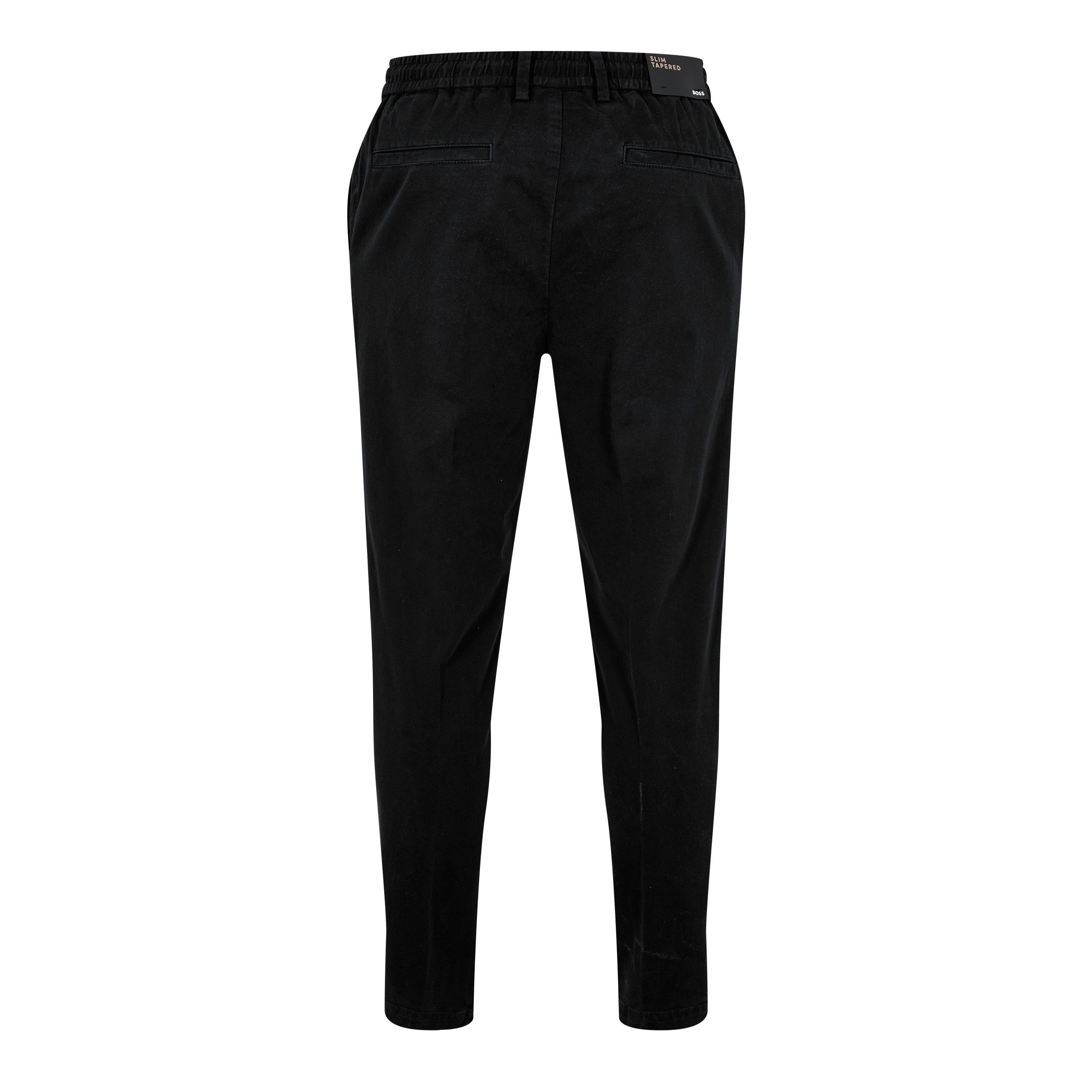 Black 001 - Boss - Men's Kane Slim-fit Tapered Trousers - 2