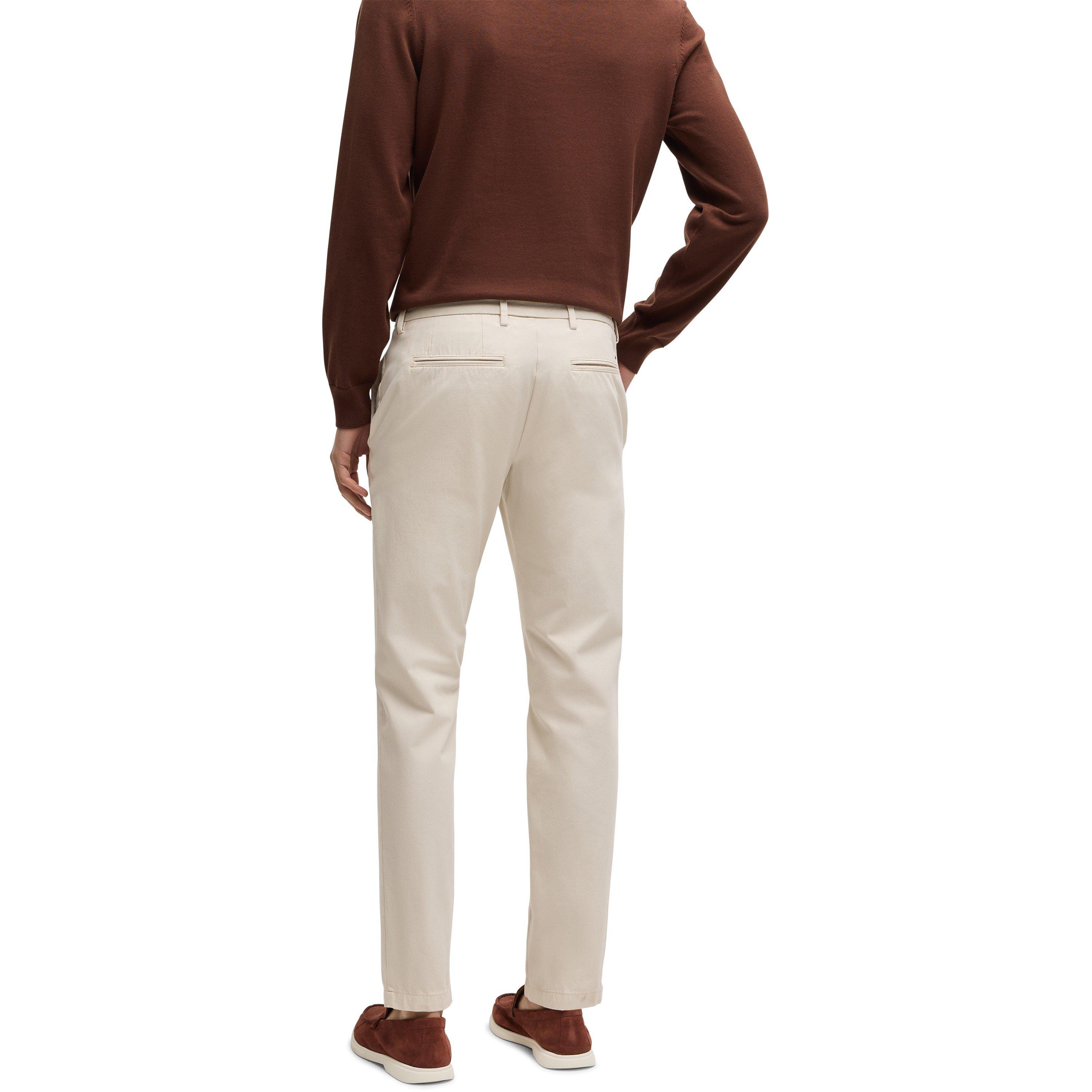 Open White - Boss - Men's HBB Kato Sustainable Organic Cotton Trousers - 3