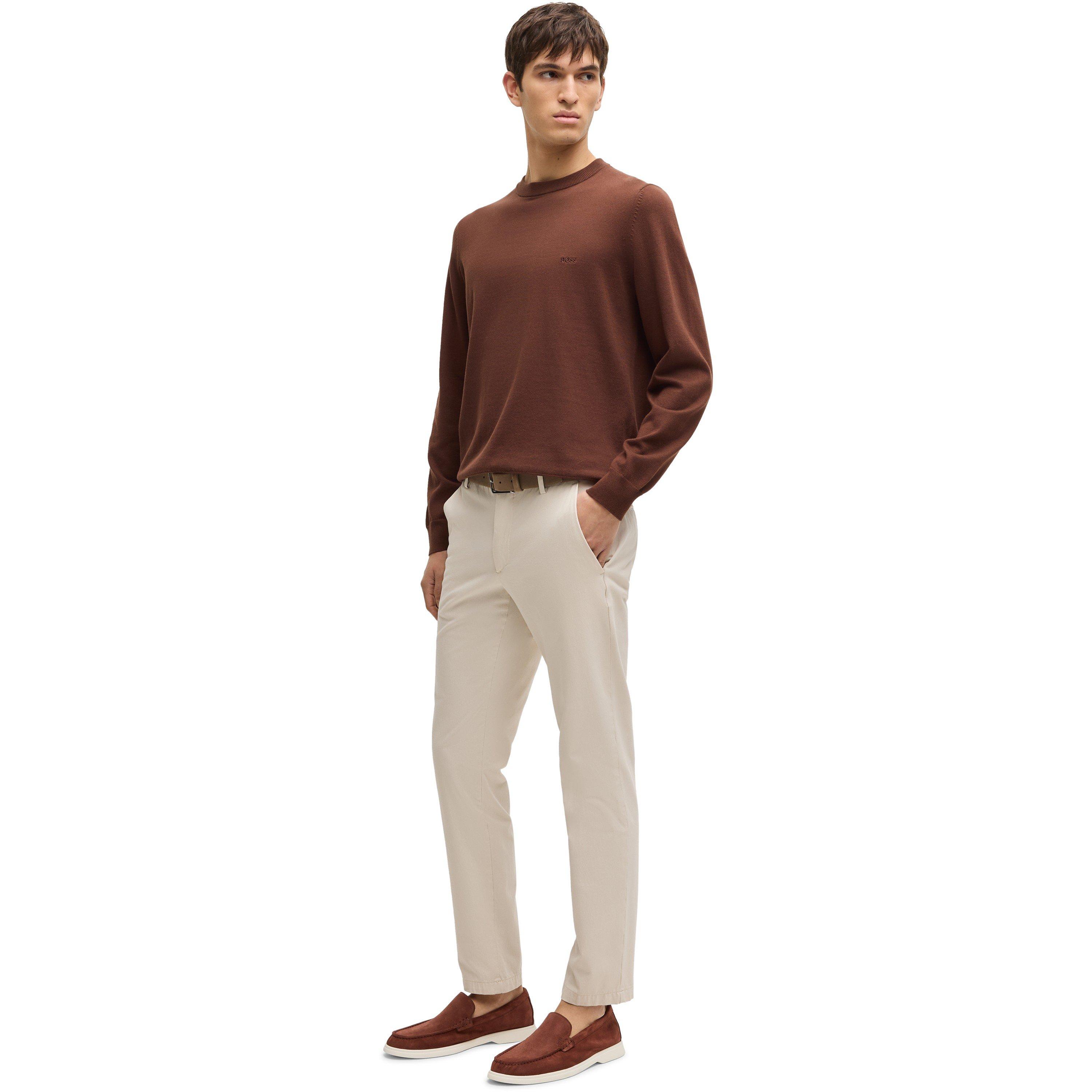 Open White - Boss - Men's HBB Kato Sustainable Organic Cotton Trousers - 5