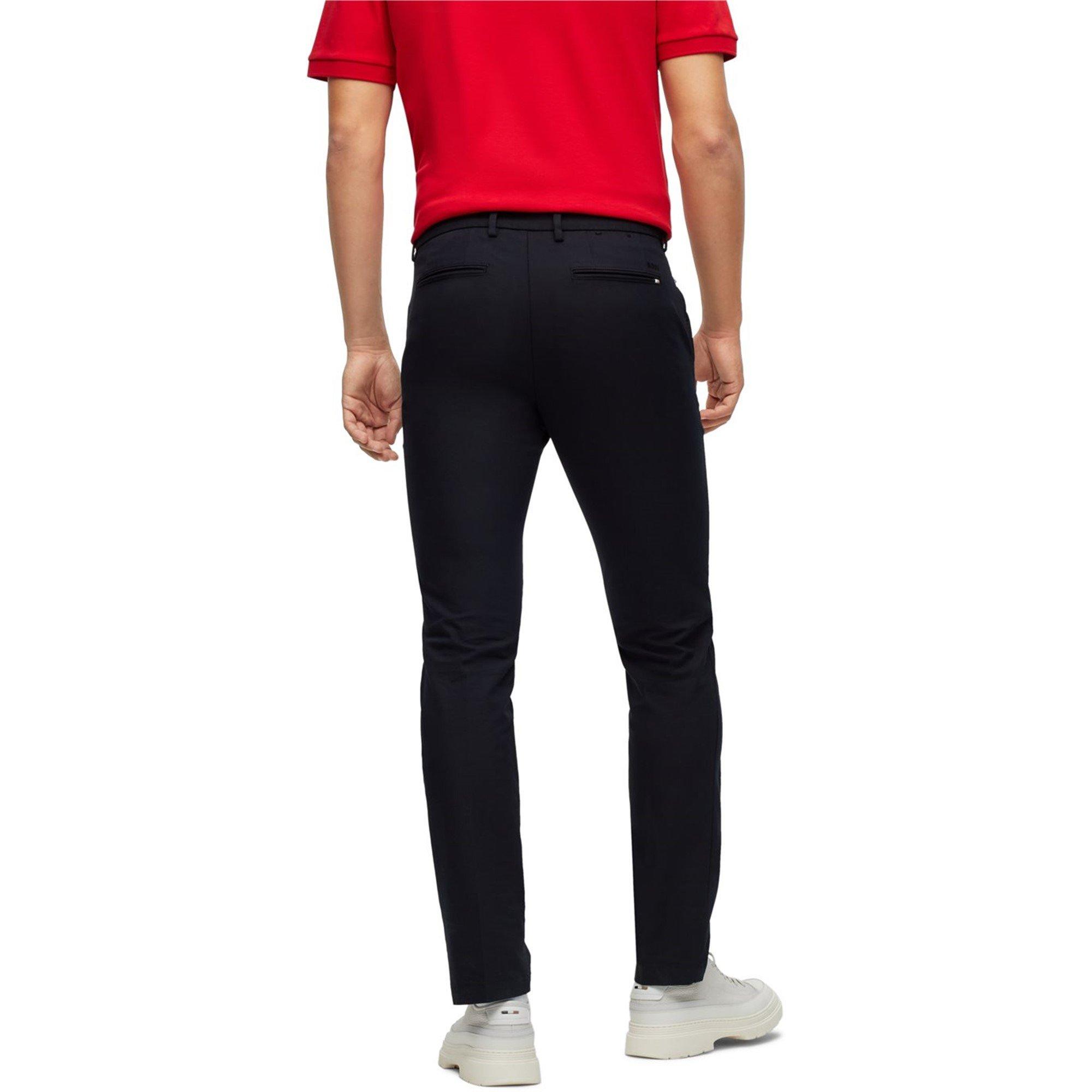 Black - Boss - Men's HBB Kato Sustainable Organic Cotton Trousers - 3