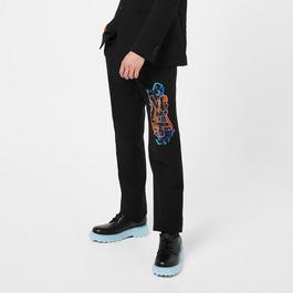 Off White Men's Graf Slim Pant, Slim Fit Trousers