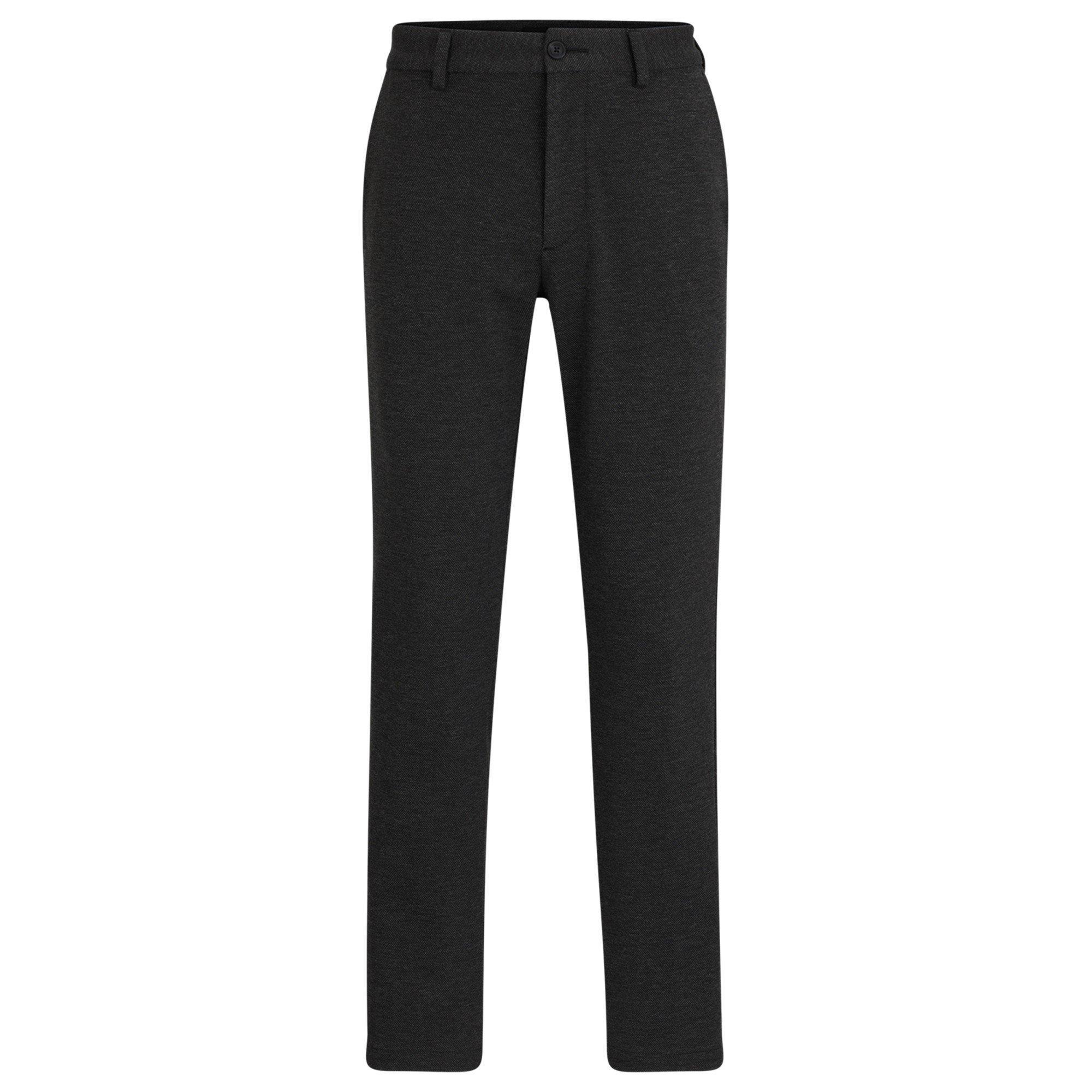 Black - Boss - Men's P-Kaiton Slim Fit Trousers - 1