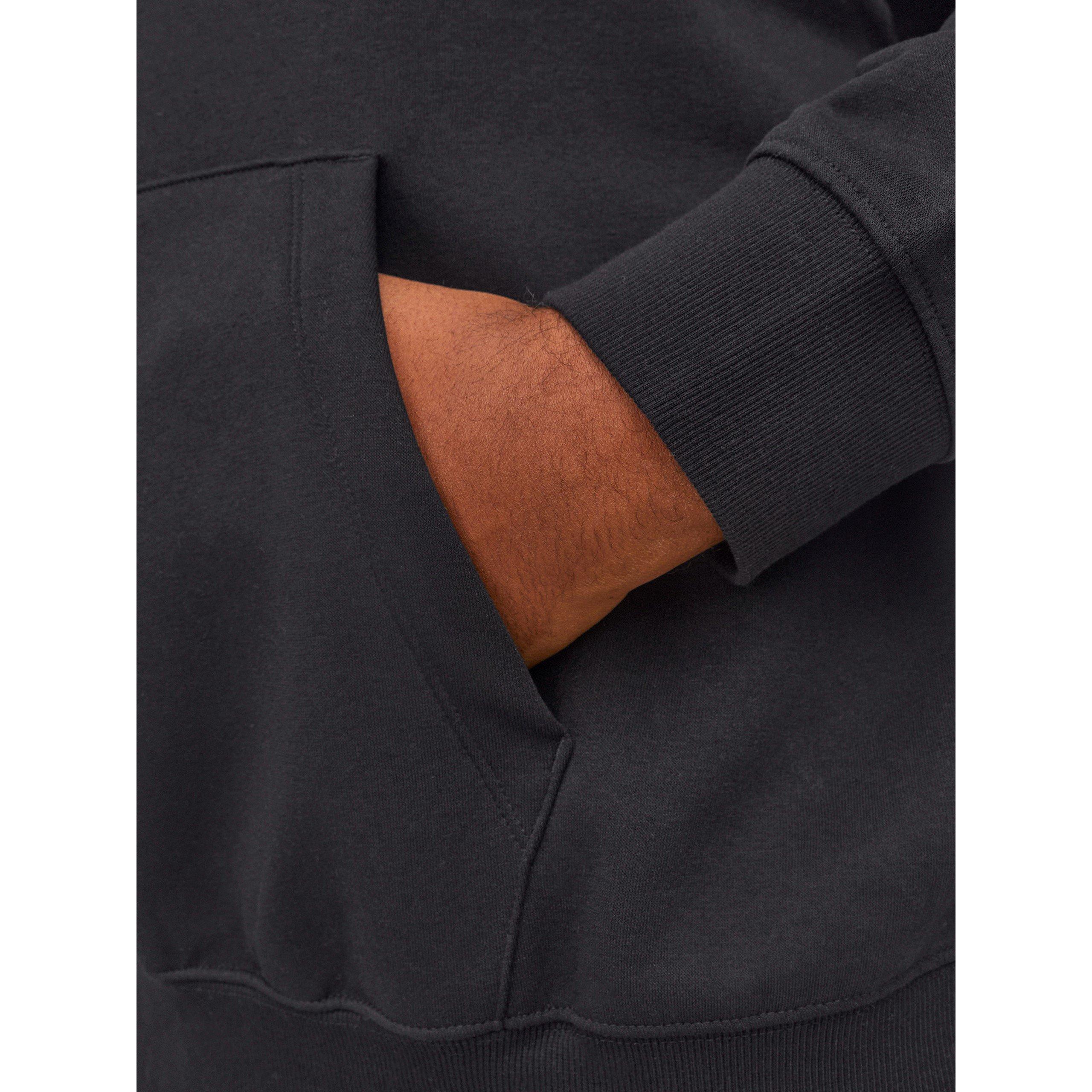 Schwarz - Jack and Jones - Jack+ Star Sweat Hoodie Mens Plus Size - 5