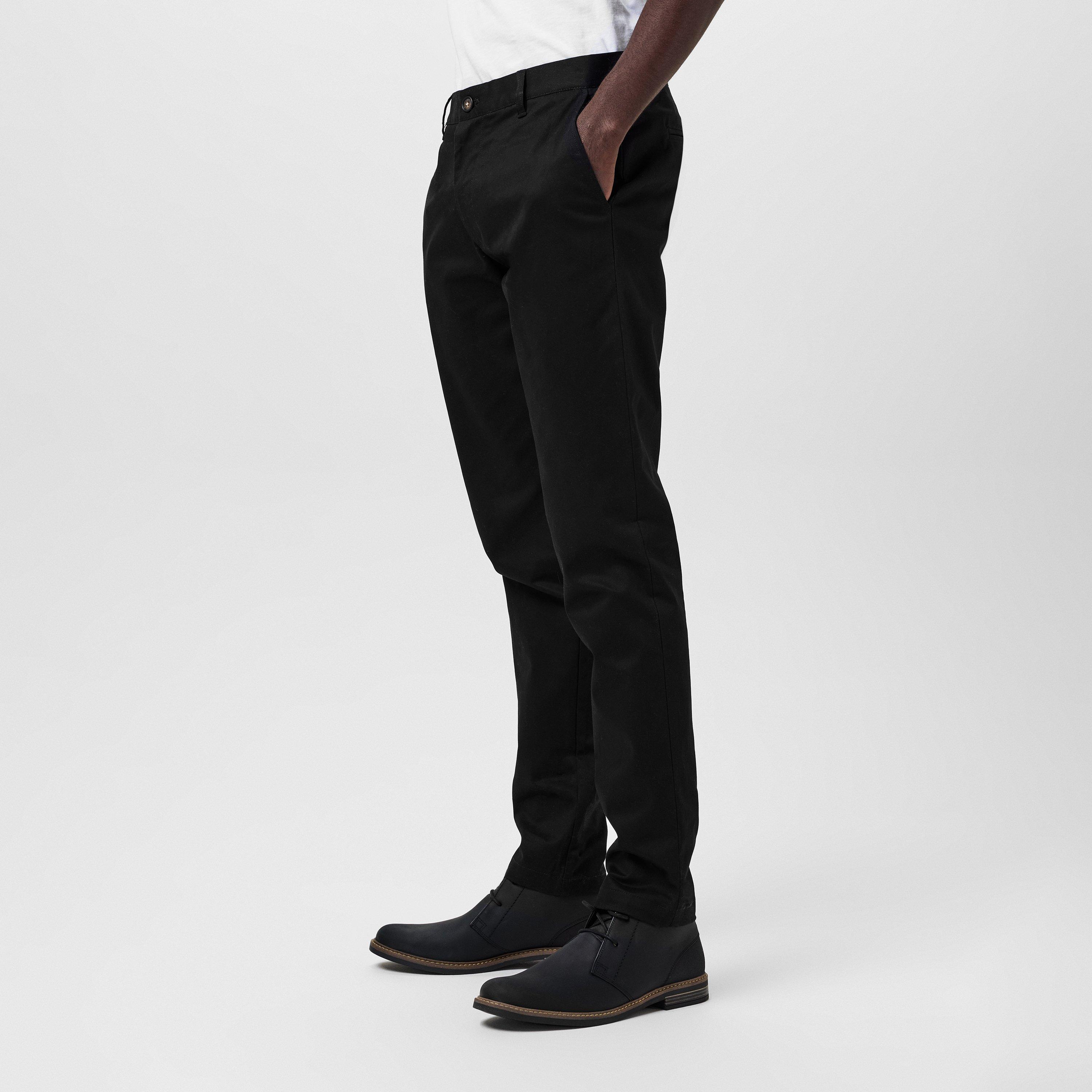 Black BK31 - Barbour - Sueded Sateen Slim Trousers - 5