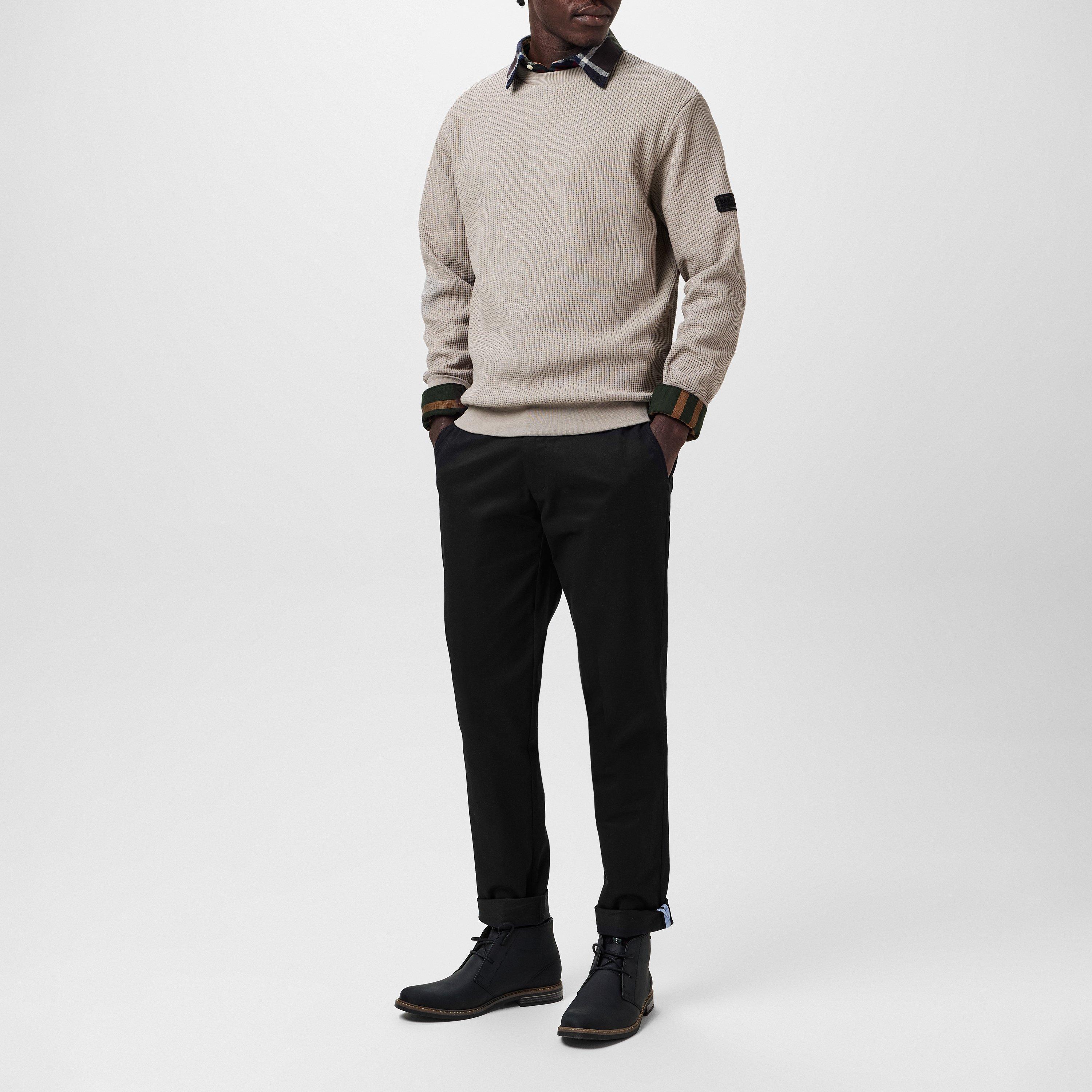 Black BK31 - Barbour - Sueded Sateen Slim Trousers - 6