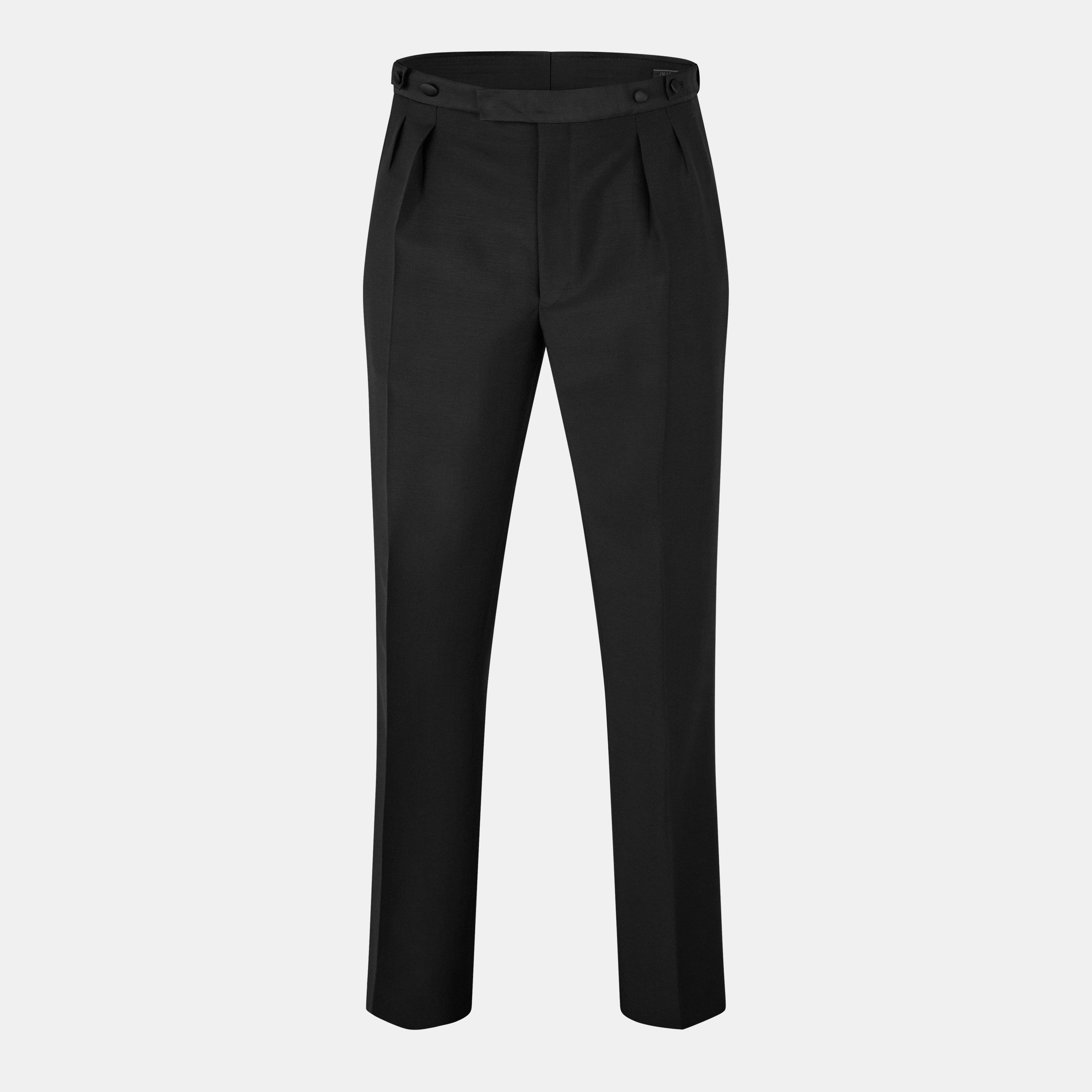 スーツ Archive PRADA Flared slacks black Prada Mohair Trousers | Flannels
