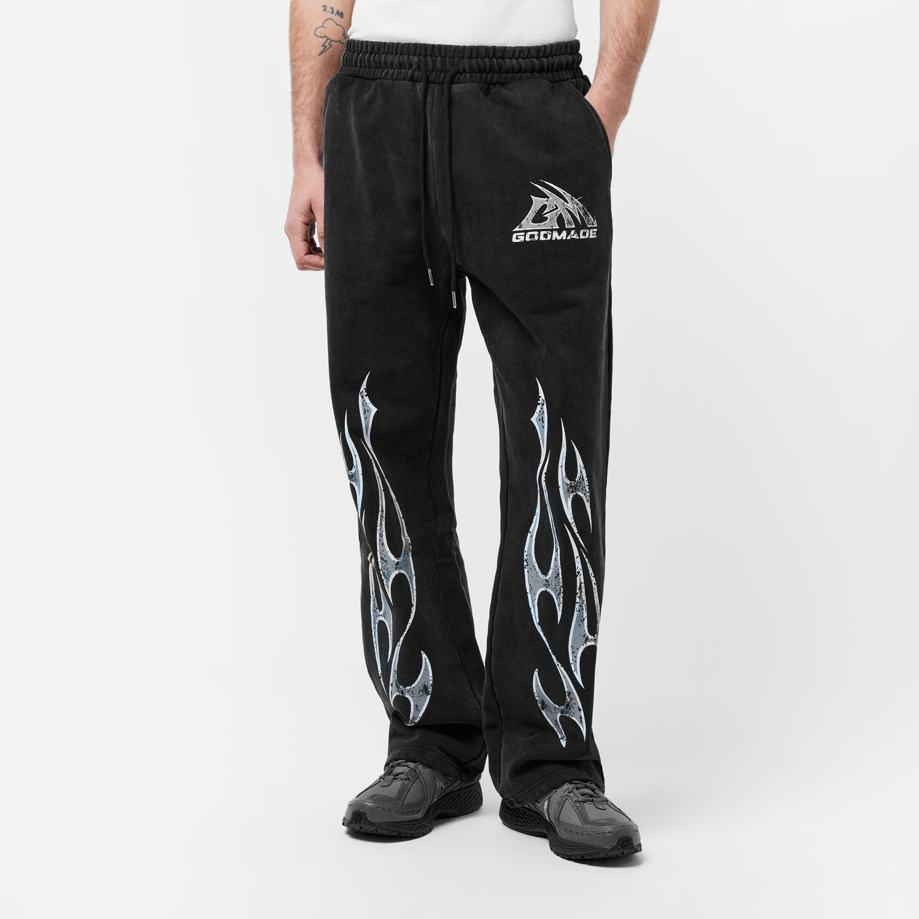 Black - God Made - Gm Logo Sweatpants - 3